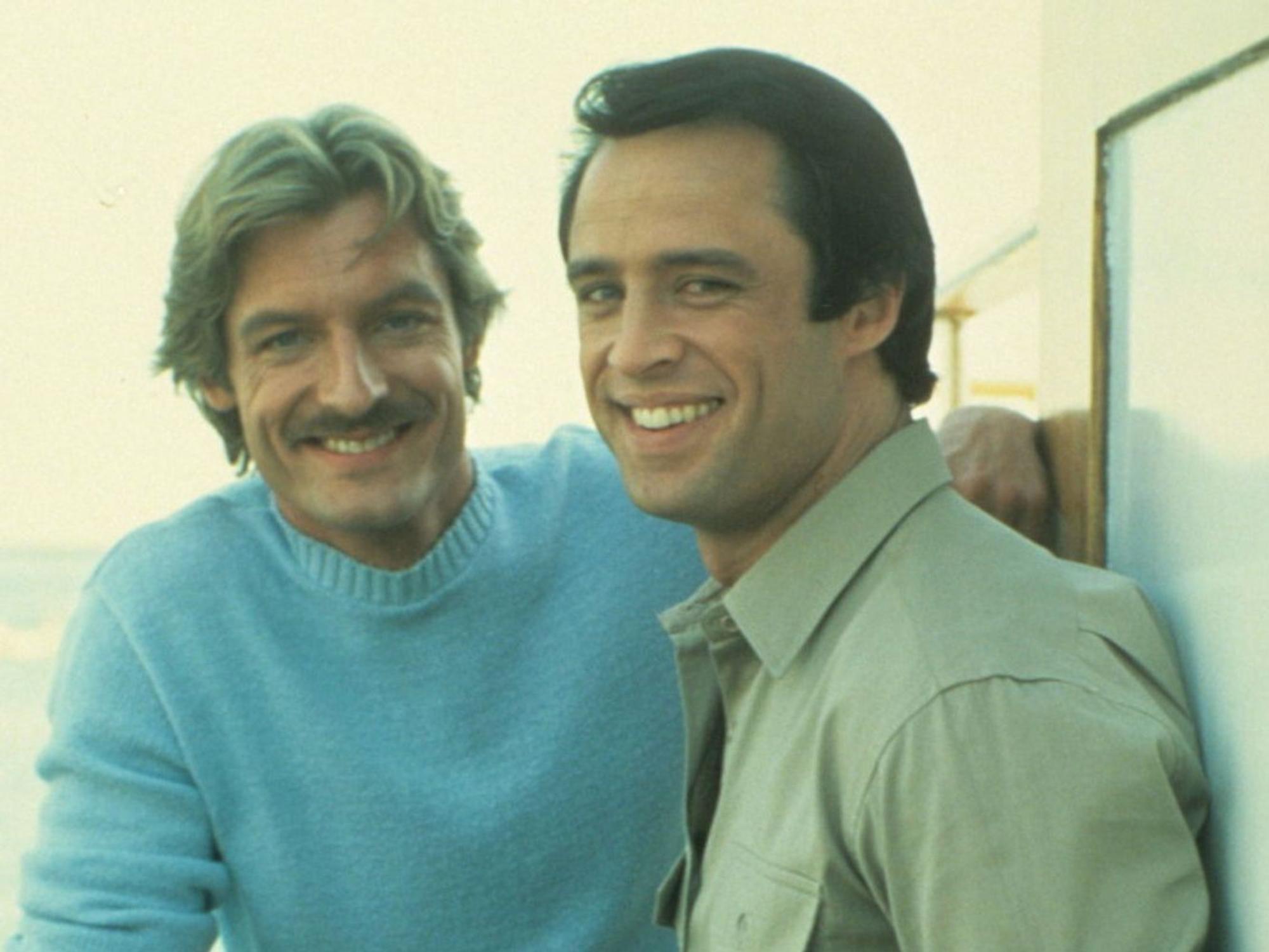 Joe Penny (rechts) spielte das eine Faustpaar in „Trio mit vier Fäusten“, Perry King das andere. (Bild: Universum Film)