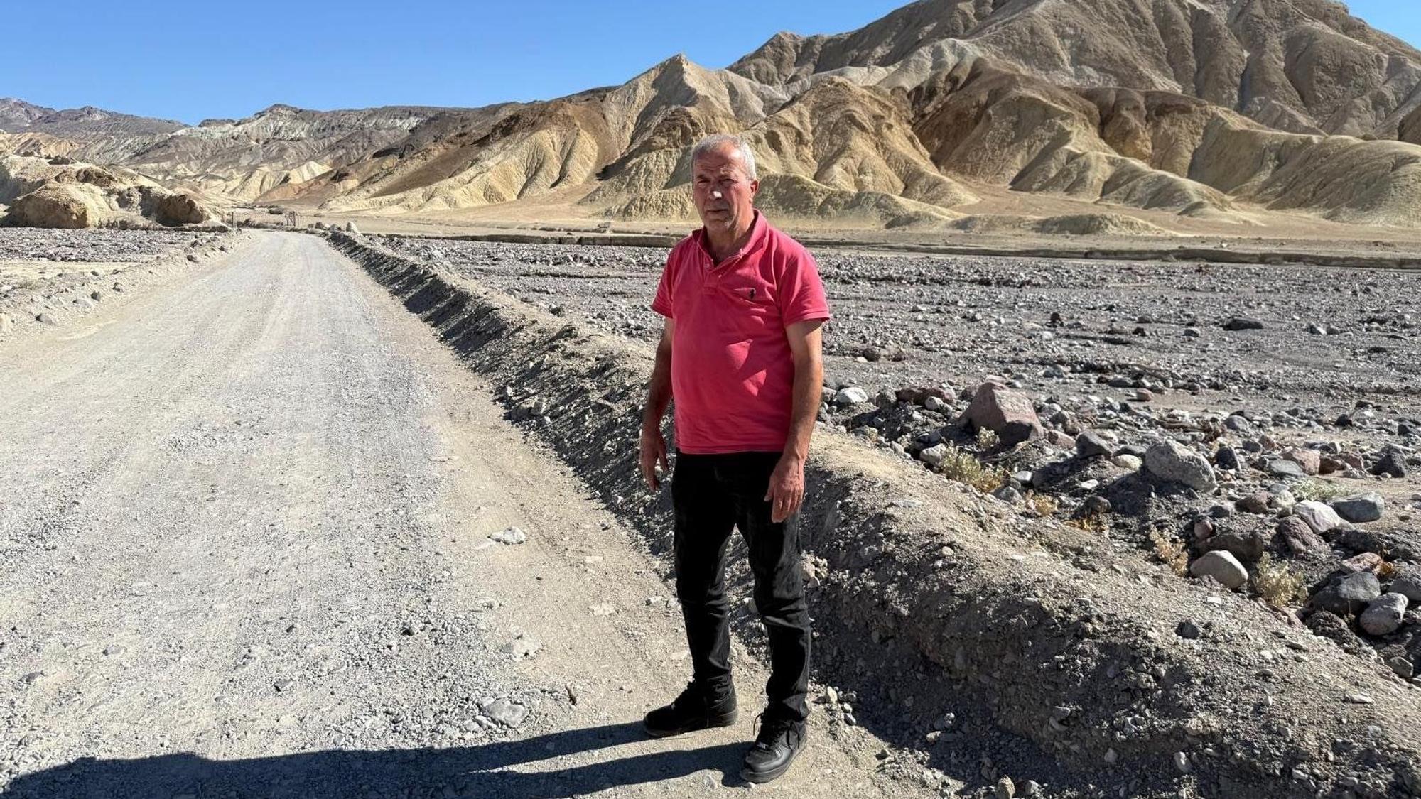 Halil Cetin im Tal des Todes.