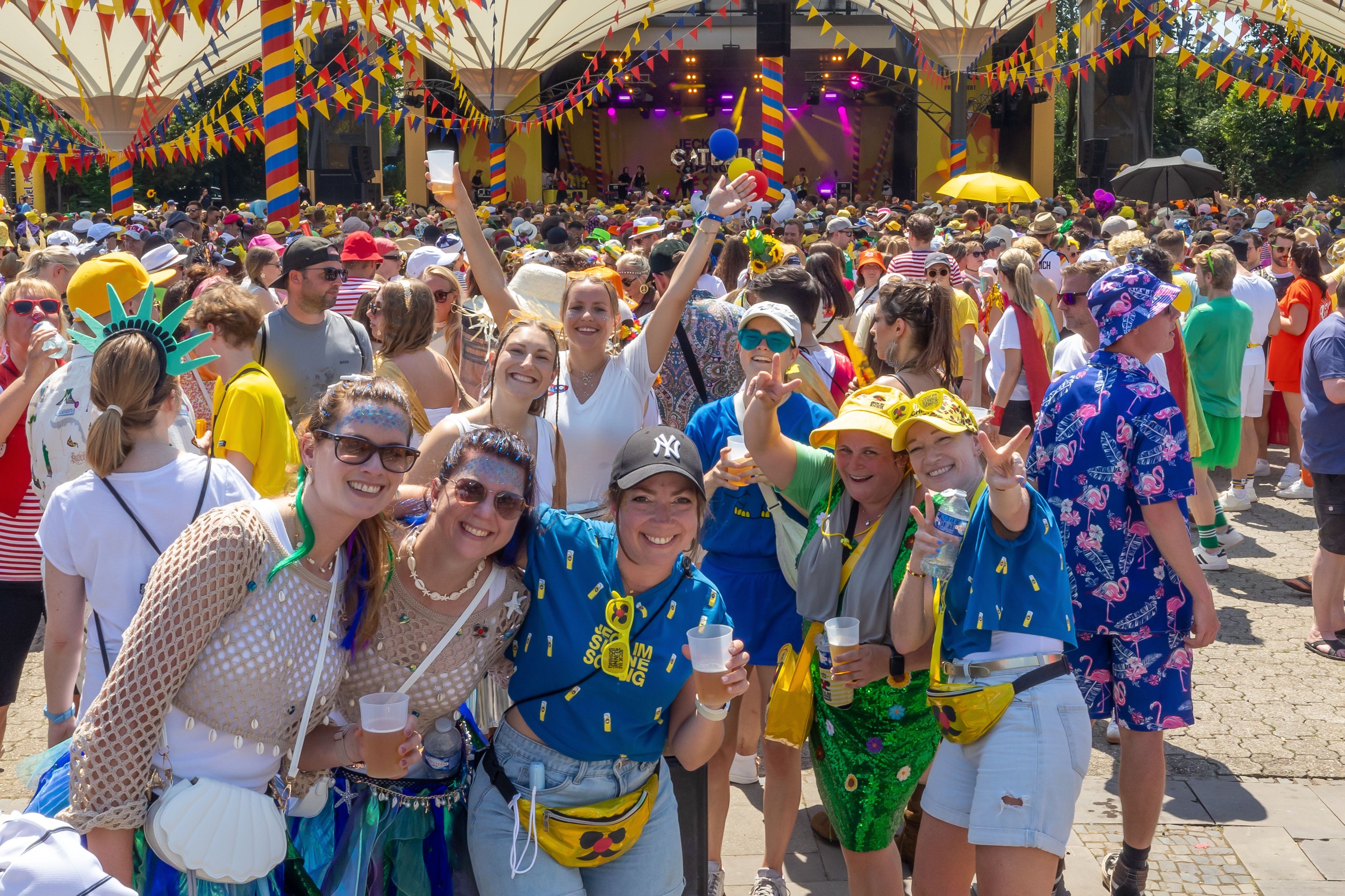 Sommerfestival „Jeck im Sunnesching“ im Tanzbrunnen.