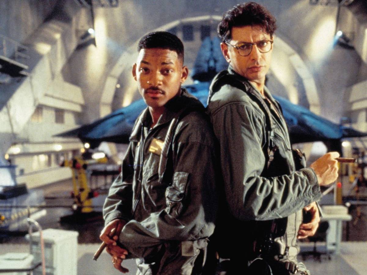 Vor genau 30 Jahren kam „Independence Day“ in die Kinos. Was wurde aus den Stars des Blockbustes, darunter Will Smith (links) und Jeff Goldblum? (Bild: Twentieth Century Fox Film Corporation)