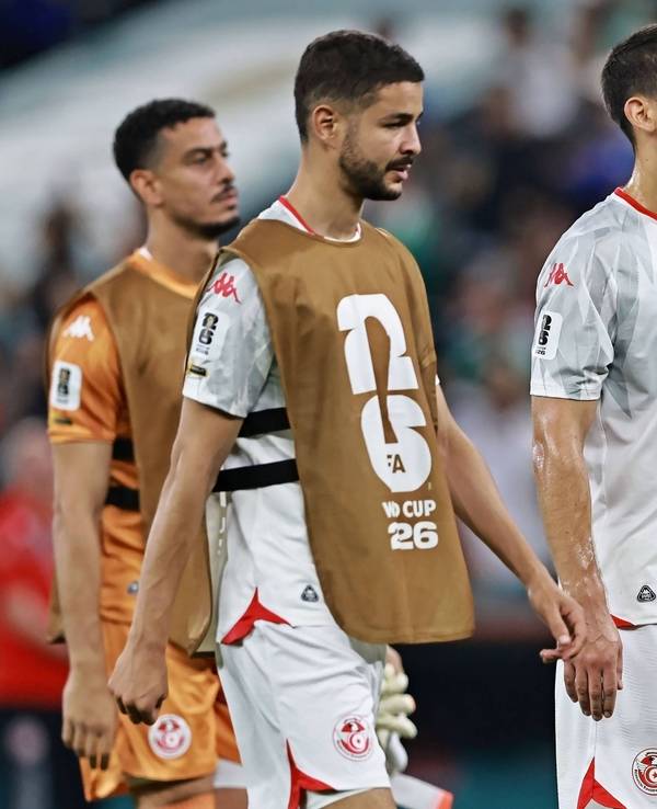 Enttäuschte tunesische Spieler nach dem WM-Spiel gegen Japan.