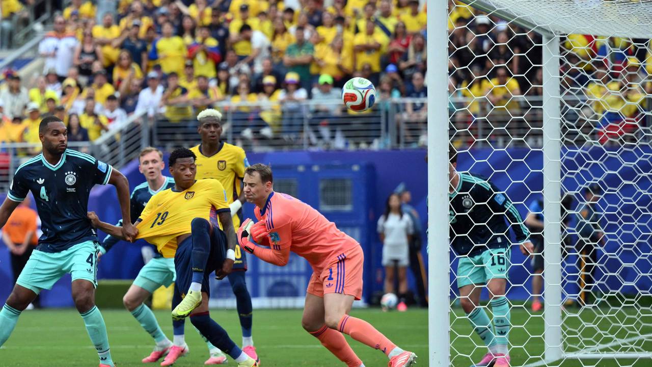 Tor für Ecuador gegen Deutschland.