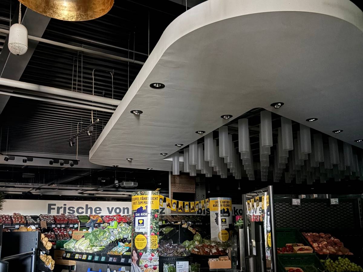 Auch in diesem Supermarkt fiel am Donnerstag der Strom aus.