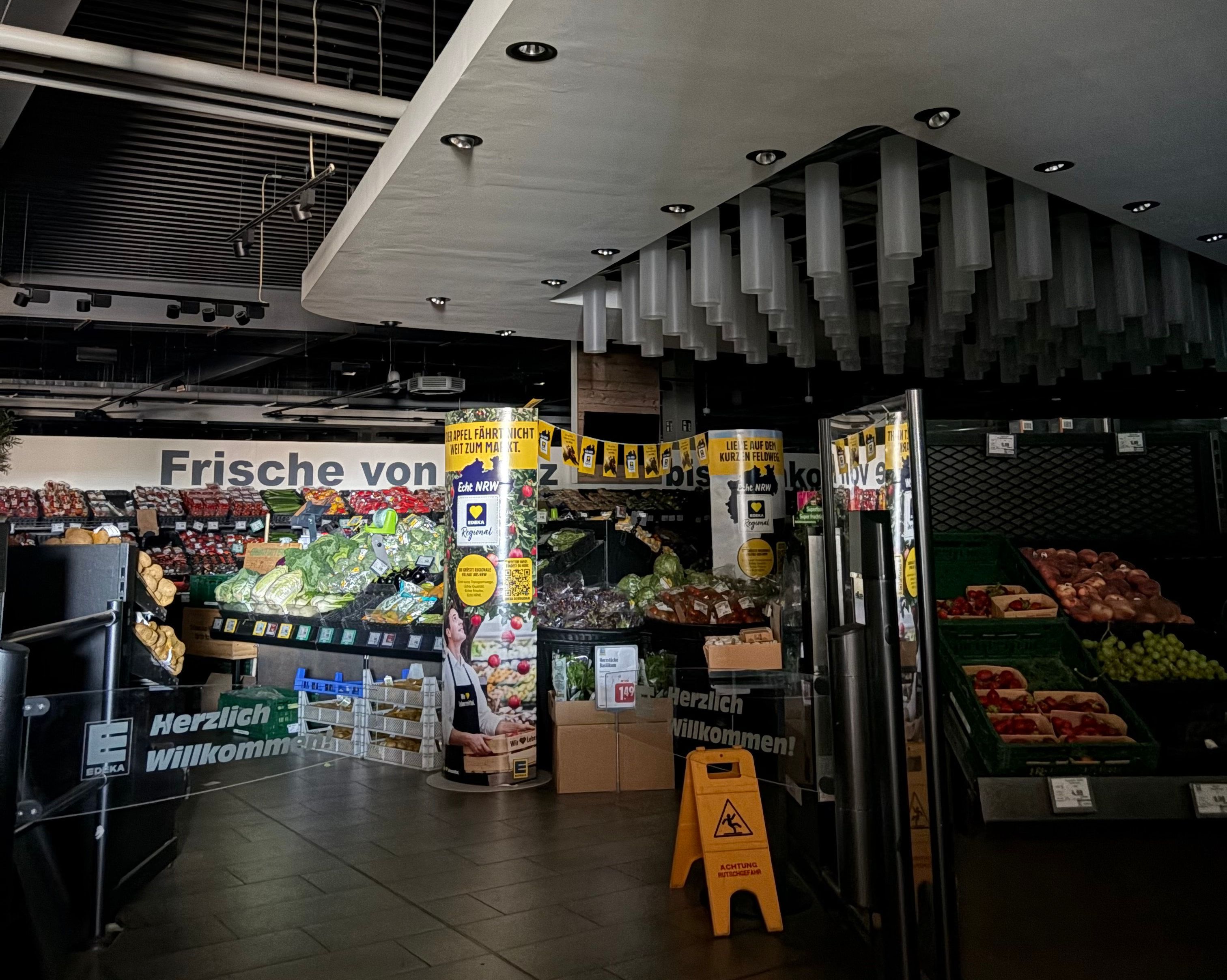 Auch in diesem Supermarkt fiel am Donnerstag der Strom aus.