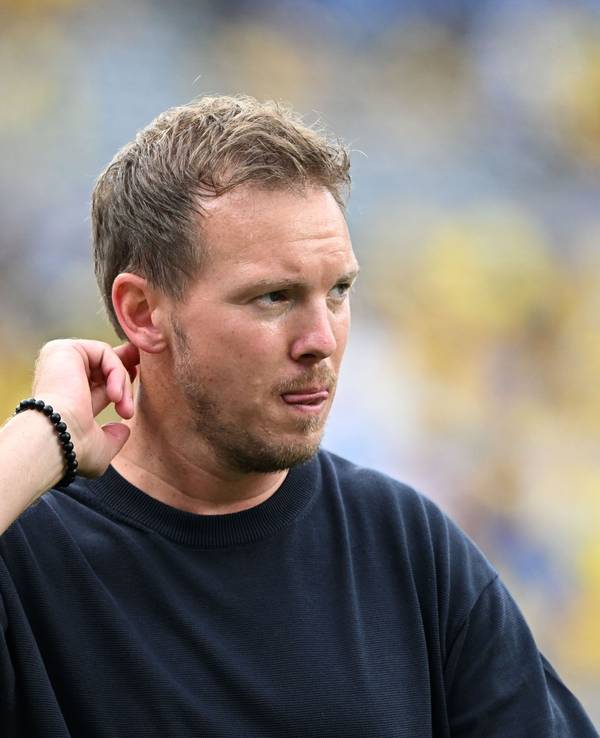 Bundestrainer Julian Nagelsmann nach dem Spiel.
