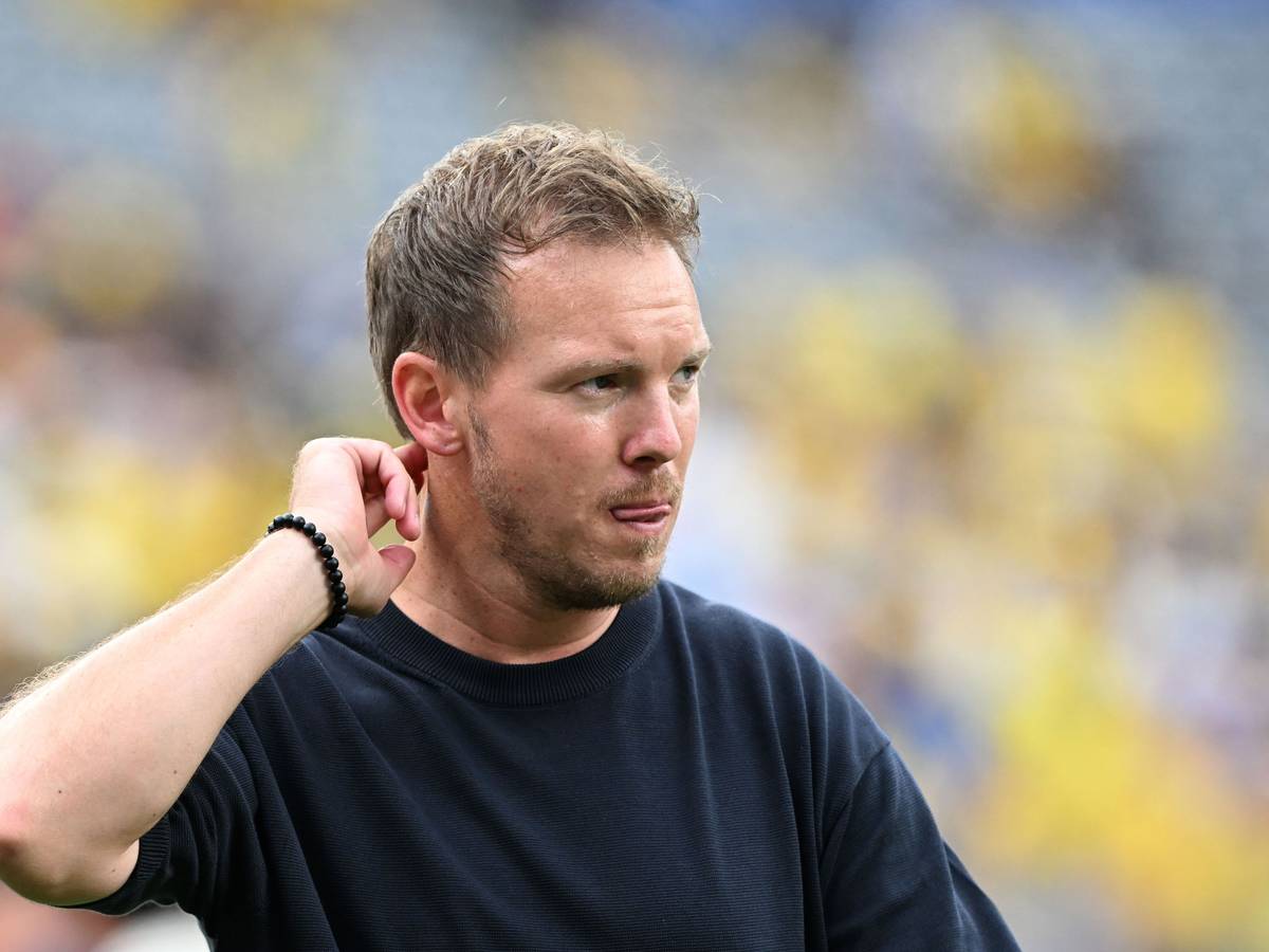 Bundestrainer Julian Nagelsmann nach dem Spiel.