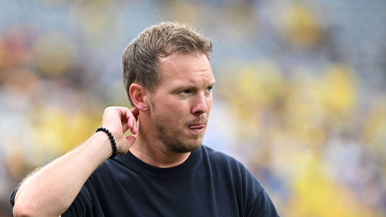Bundestrainer Julian Nagelsmann nach dem Spiel.