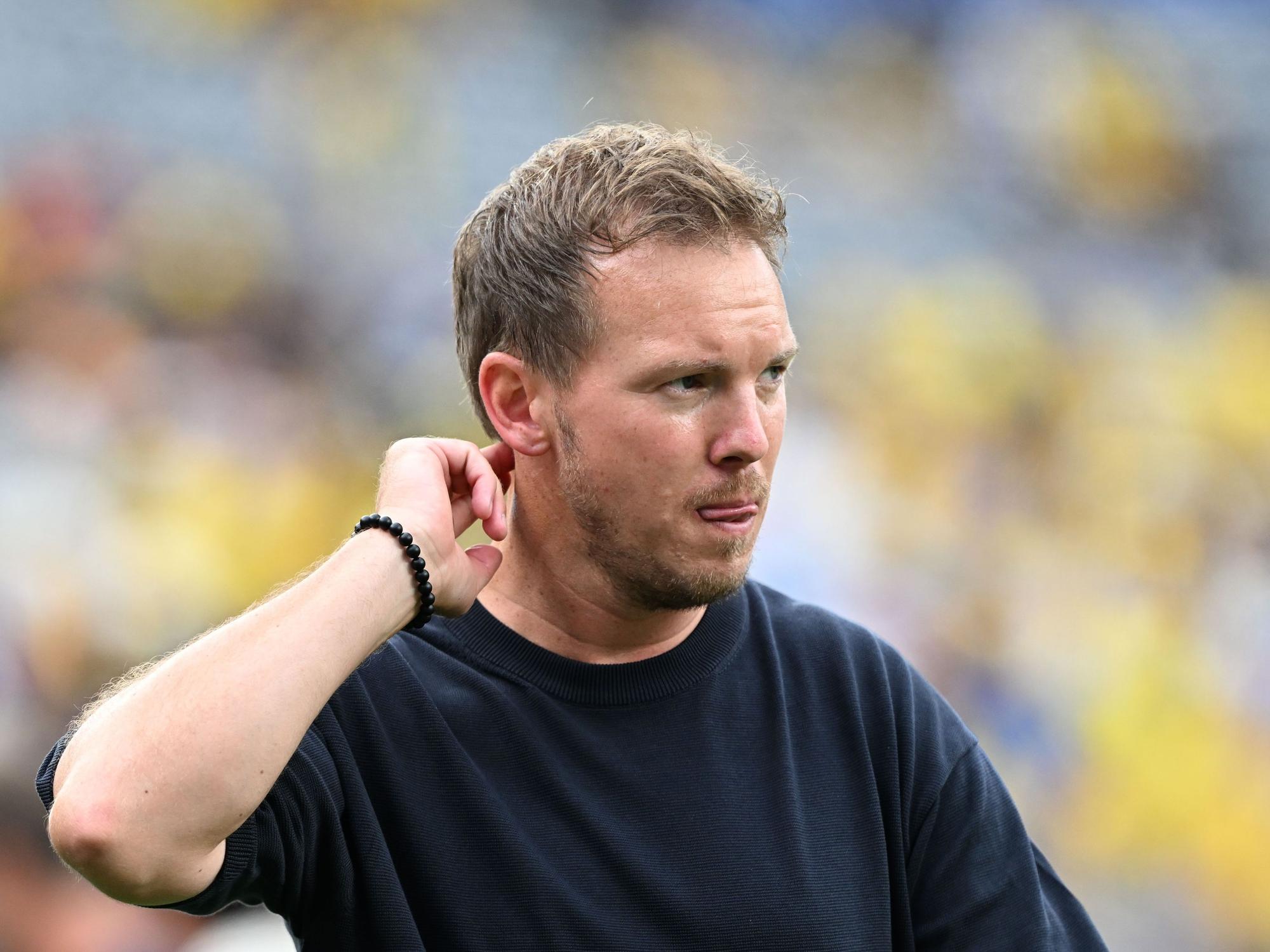 Bundestrainer Julian Nagelsmann nach dem Spiel.
