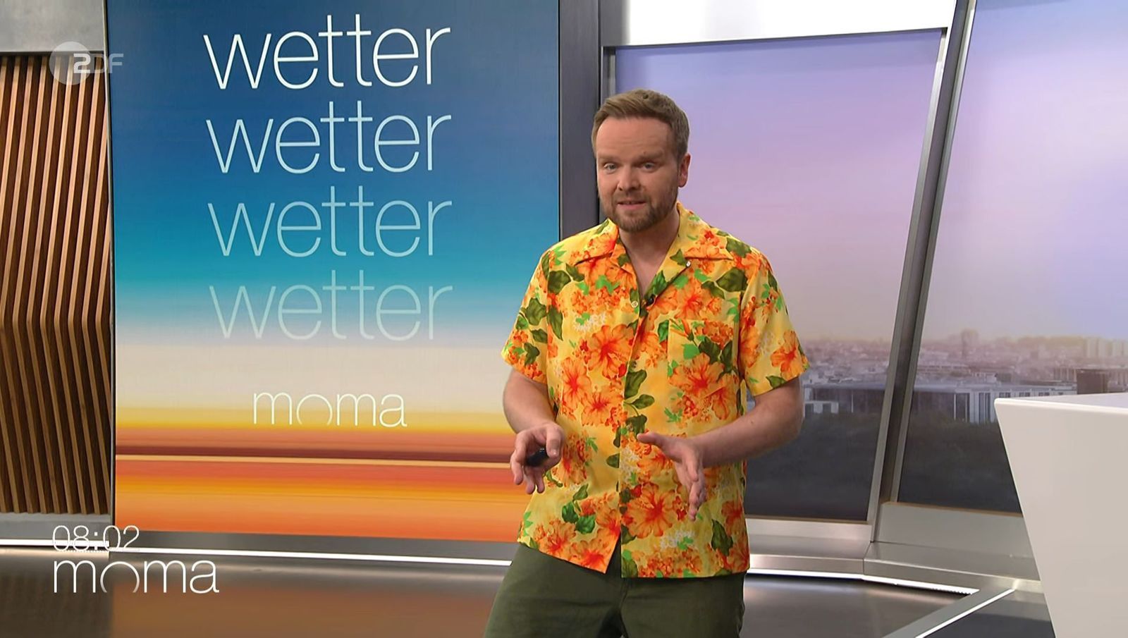 Wettersprecher Benjamin Stöwe sprach im ZDF-“Morgenmagazin“ Klartext. (Bild: ZDF.de)