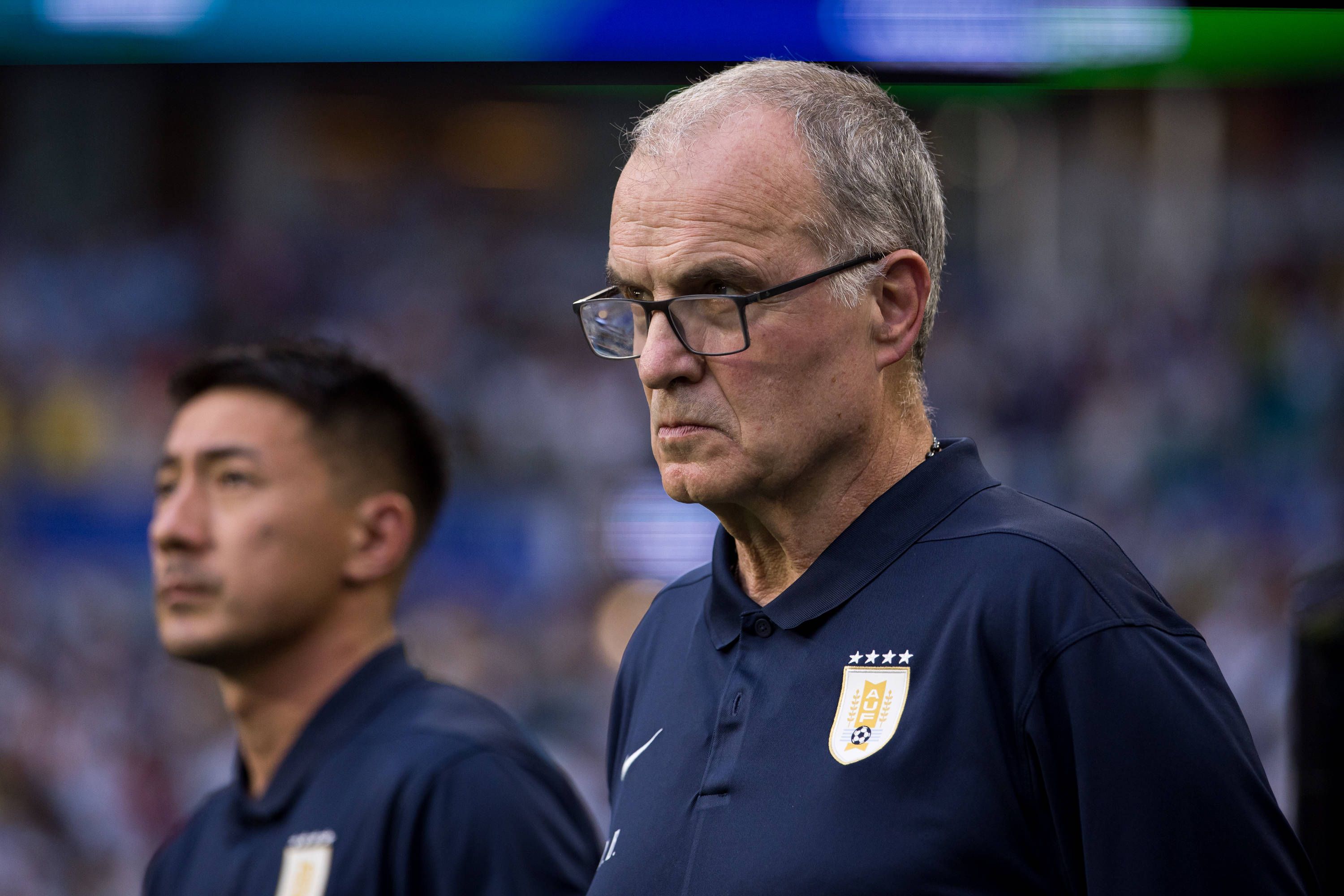 Marcelo Bielsa mit mürrischem Blick
