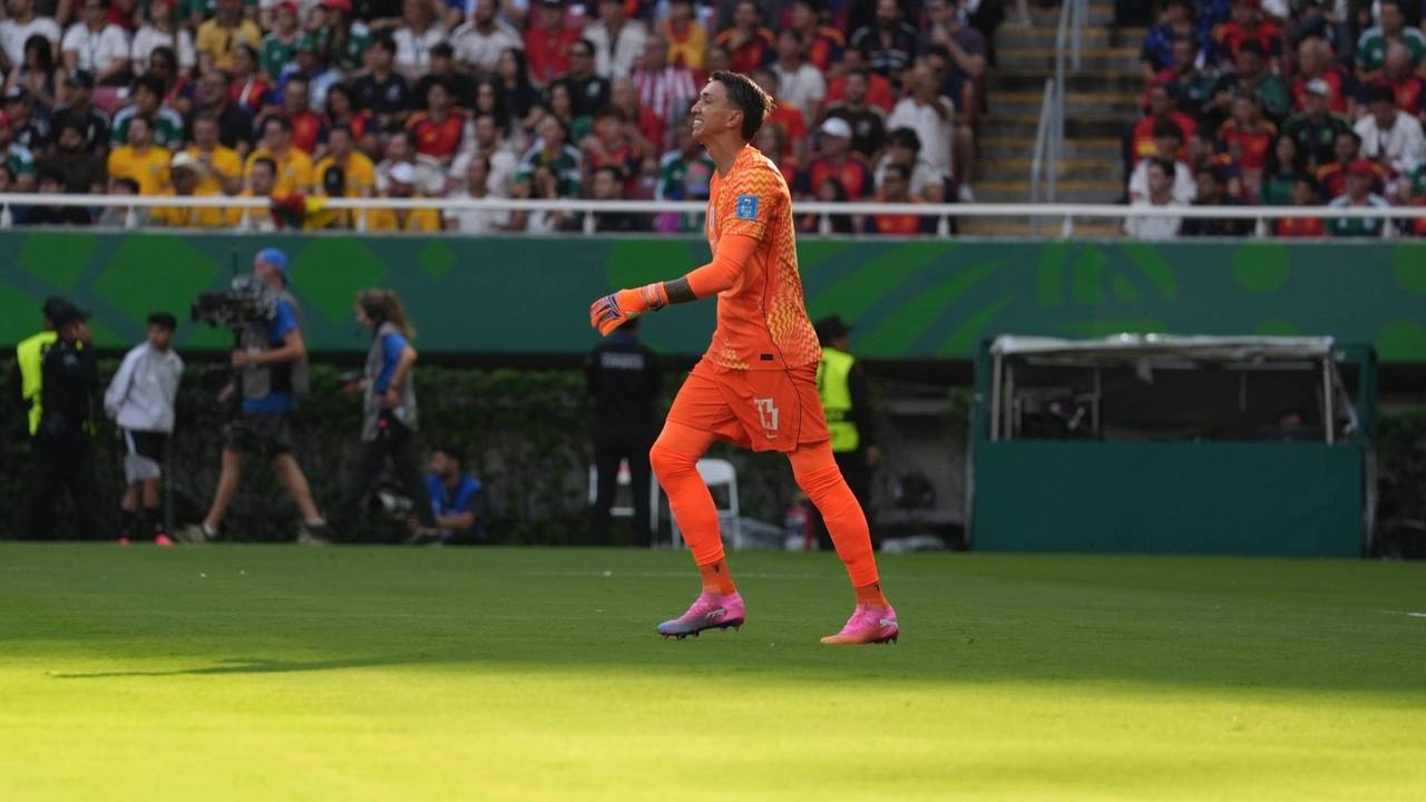 Fernando Muslera beim WM-Spiel zwischen Uruguay und Spanien.