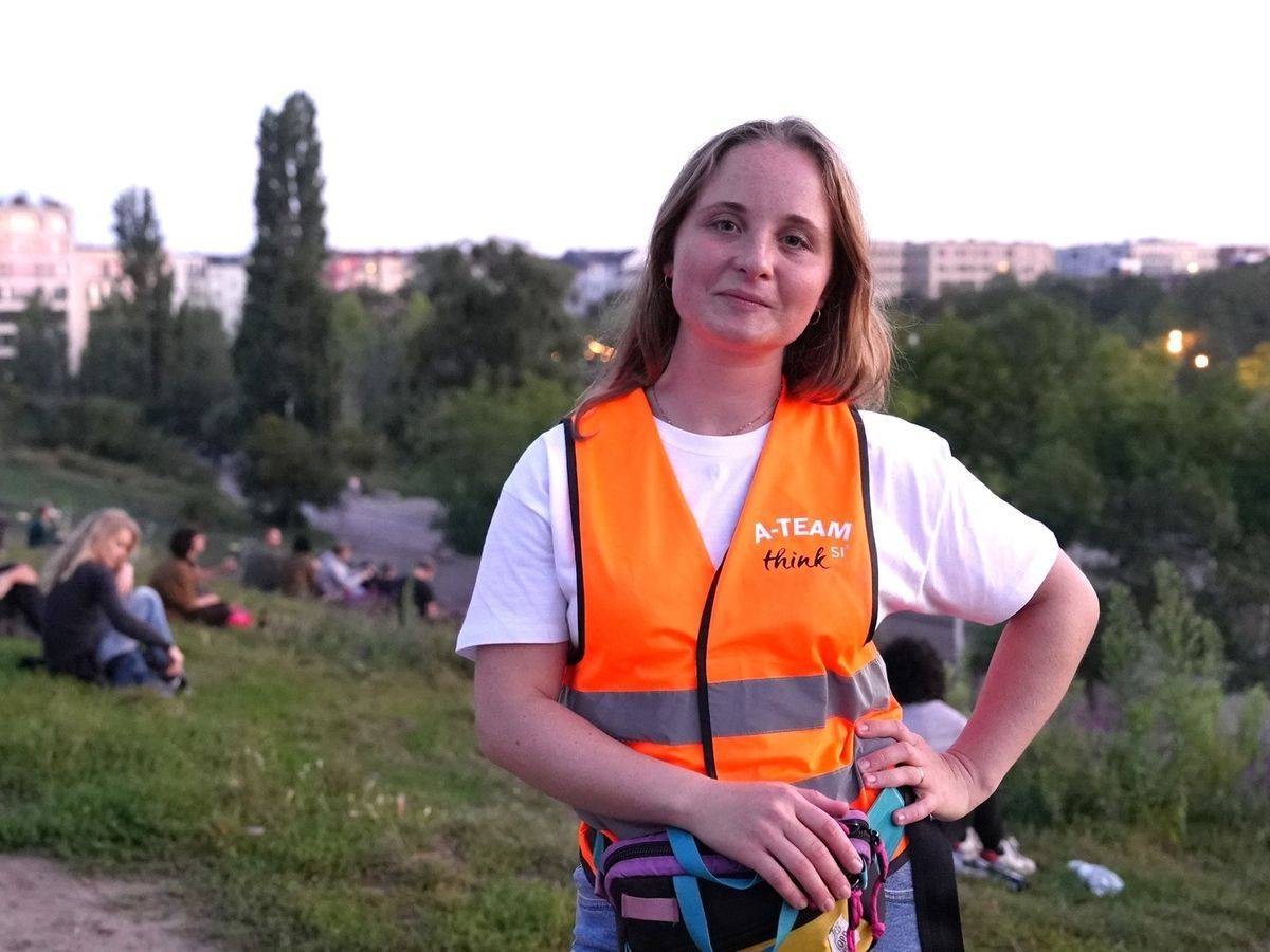 Varvara Borodkina ist Teil des Teams von „think SI3“. (Bild: ZDF/Felix Korfmann)
