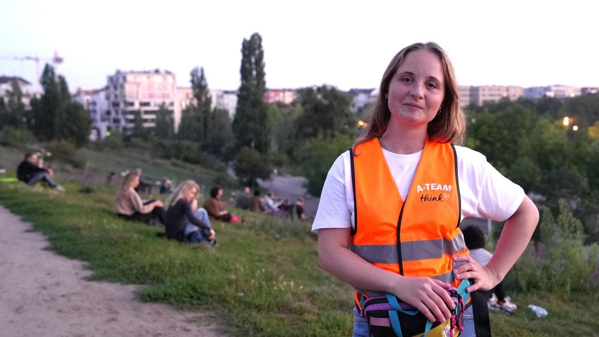 Varvara Borodkina ist Teil des Teams von „think SI3“. (Bild: ZDF/Felix Korfmann)