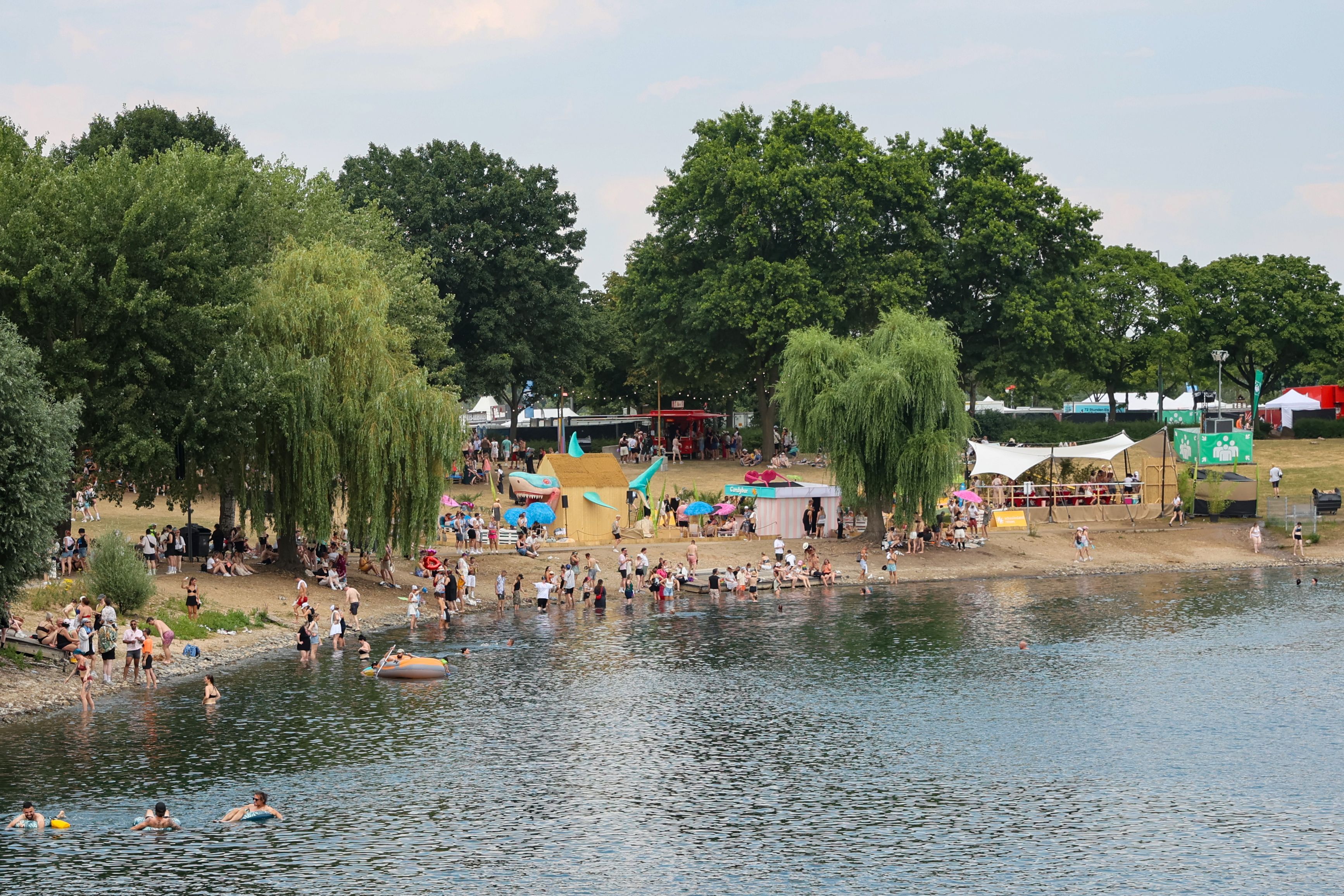 Der Fühlinger See am Samstag (28. Juni)