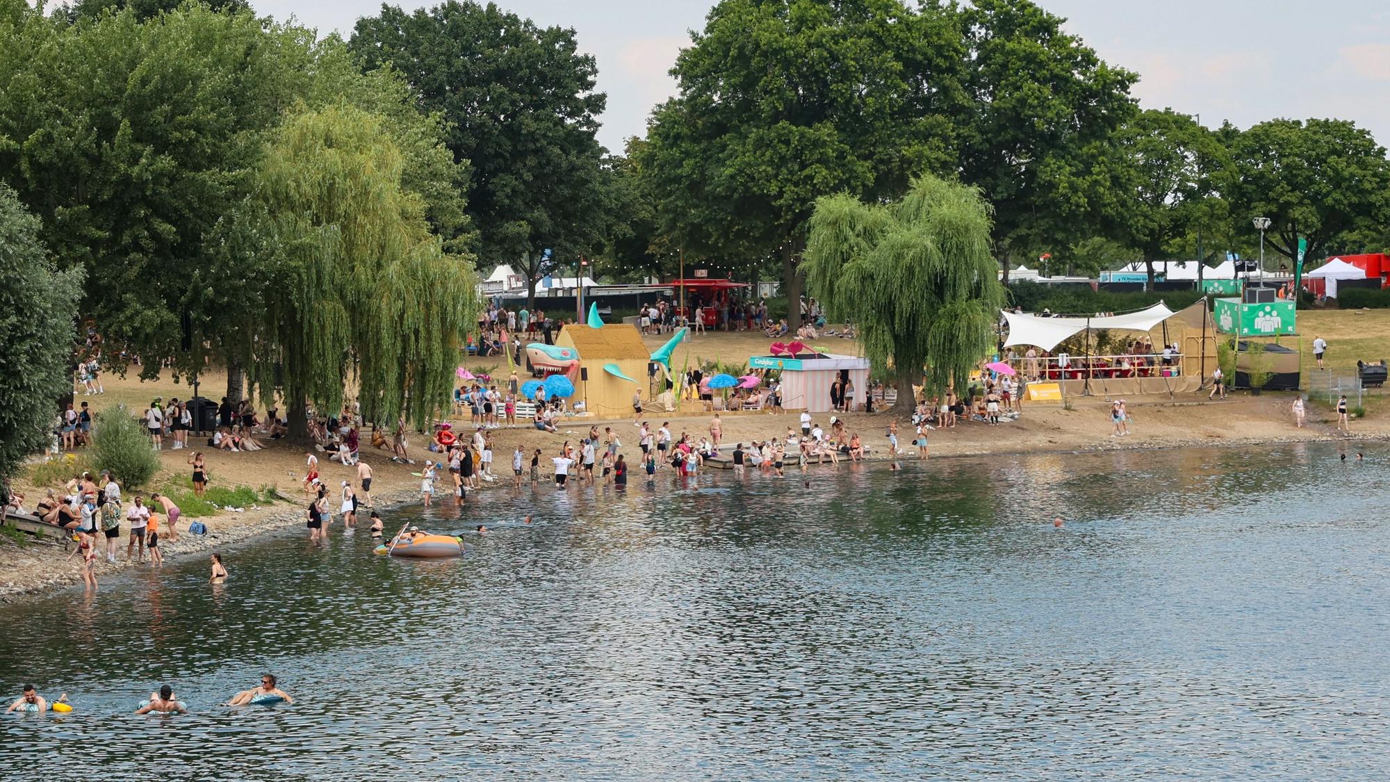 Der Fühlinger See am Samstag (28. Juni)