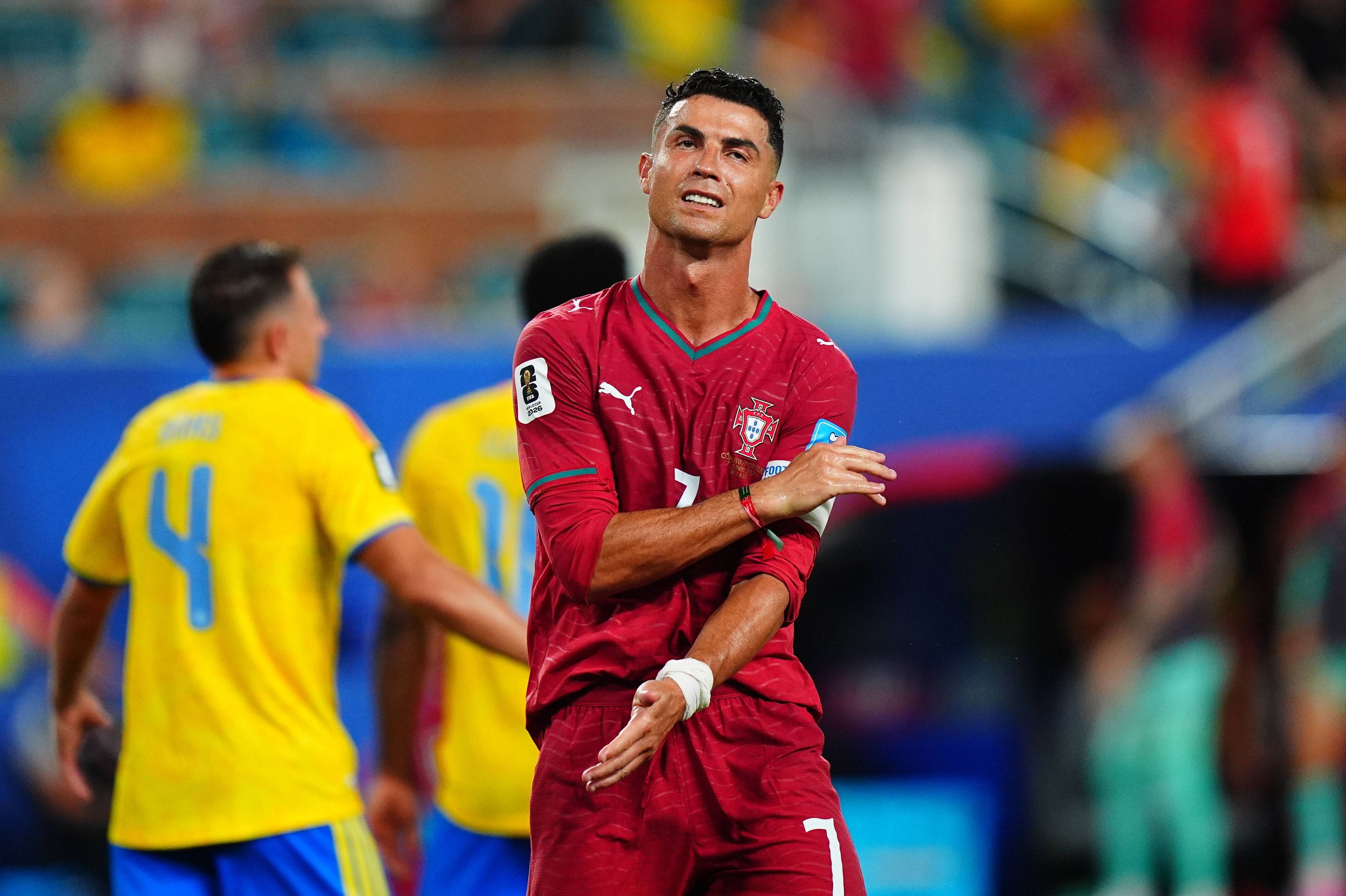 Frust bei Cristiano Ronaldo.