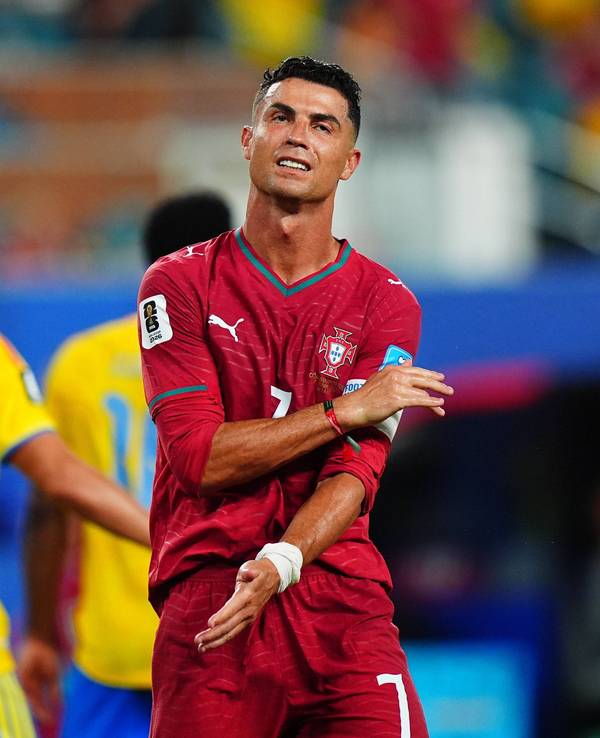 Frust bei Cristiano Ronaldo.
