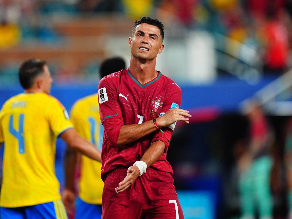 Frust bei Cristiano Ronaldo.