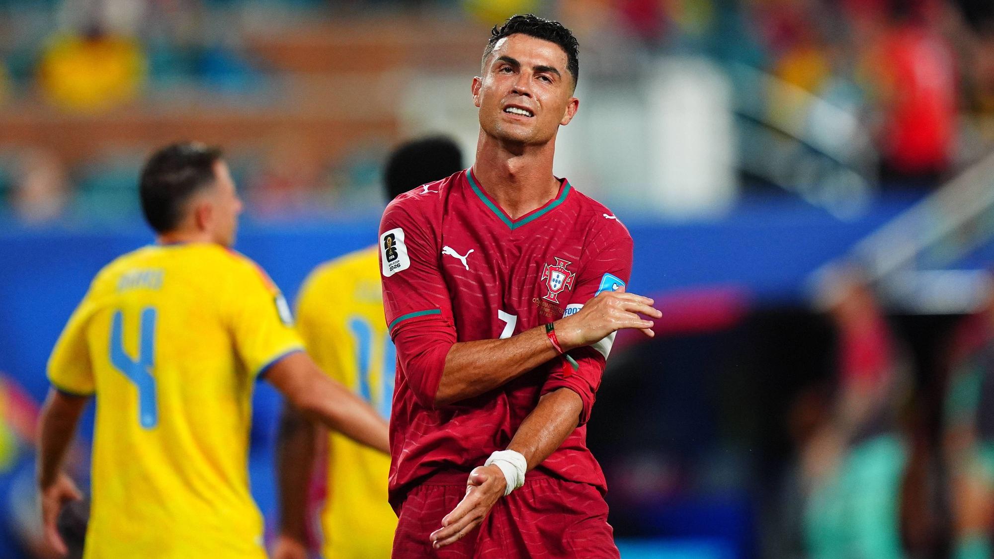 Frust bei Cristiano Ronaldo.
