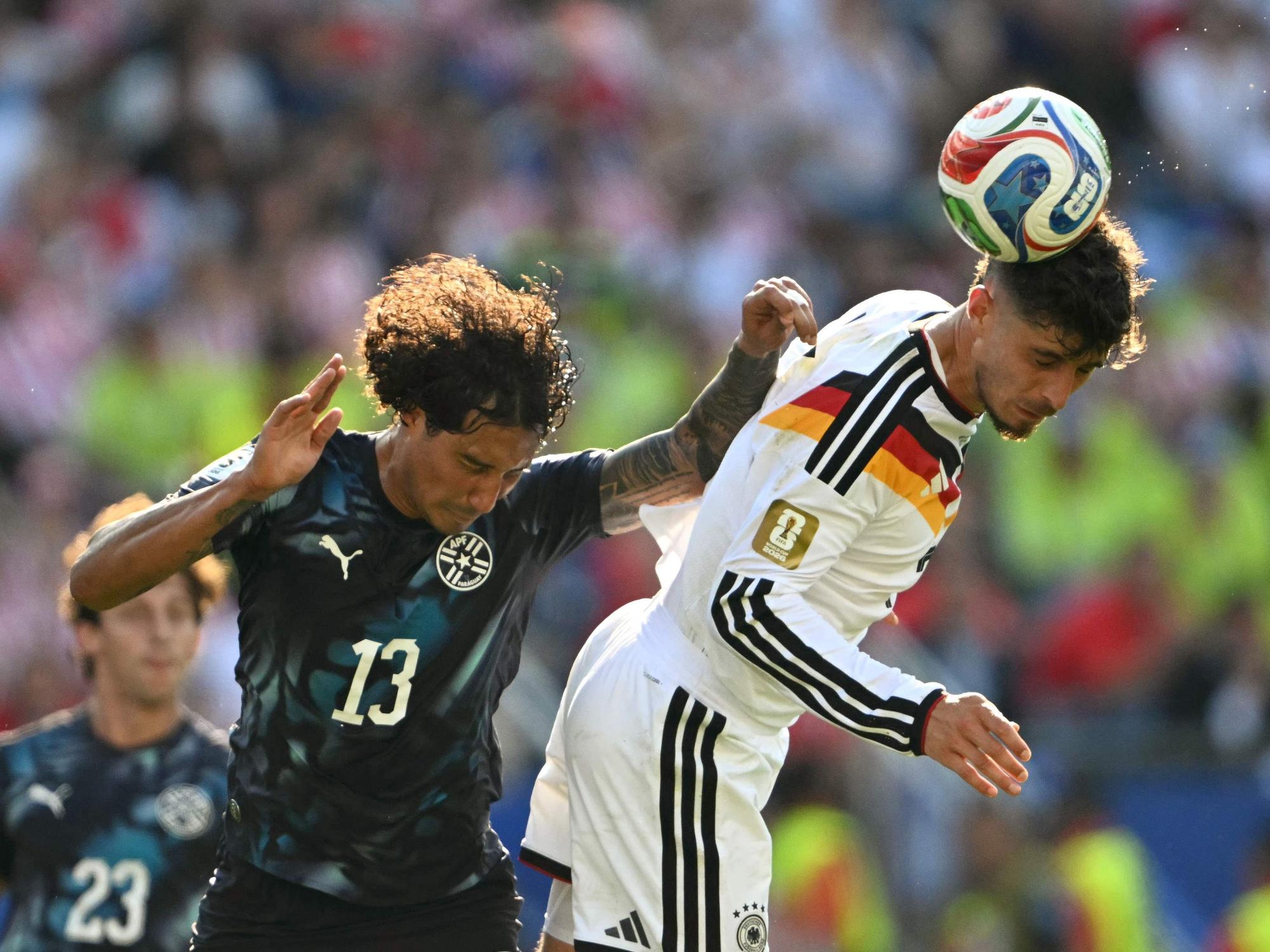 Kopfballtreffer von Kai Havertz gegen Paraguay.