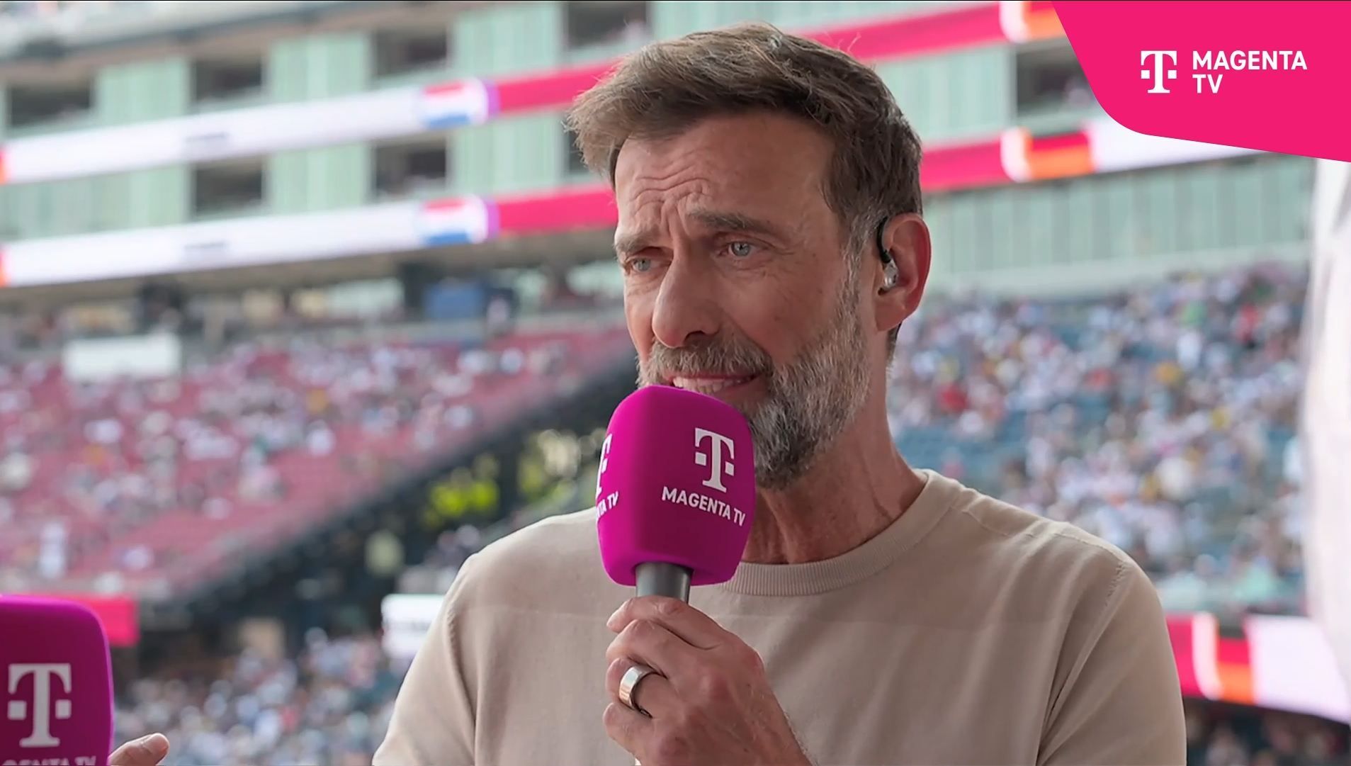 Jürgen Klopp als TV-Experte bei MagentaTV.