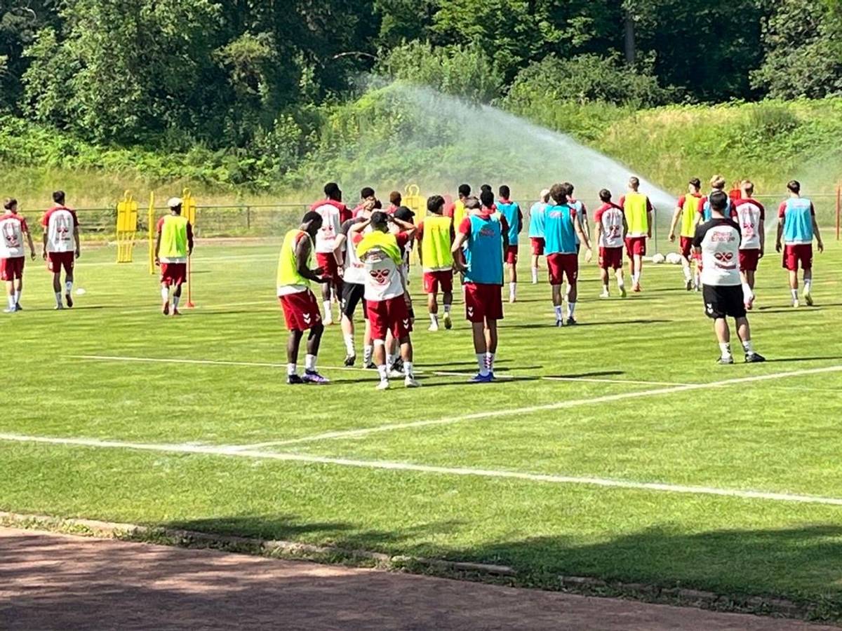 Die U21 des 1. FC Köln beim Training in der Vorbereitung auf die neue Spielzeit.