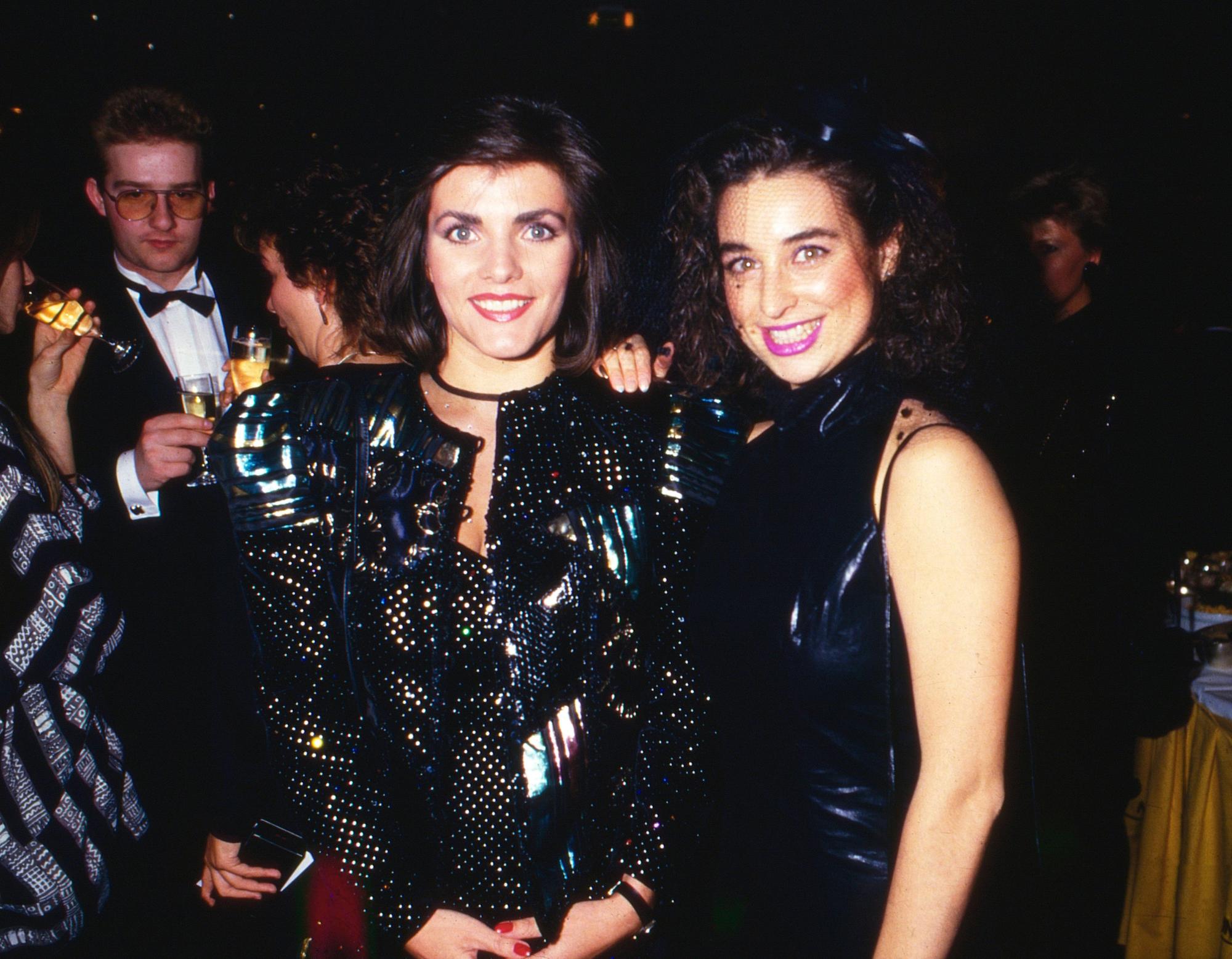 Isabel Varell mit Kollegin Birgit Schrowange in den 1990er Jahren