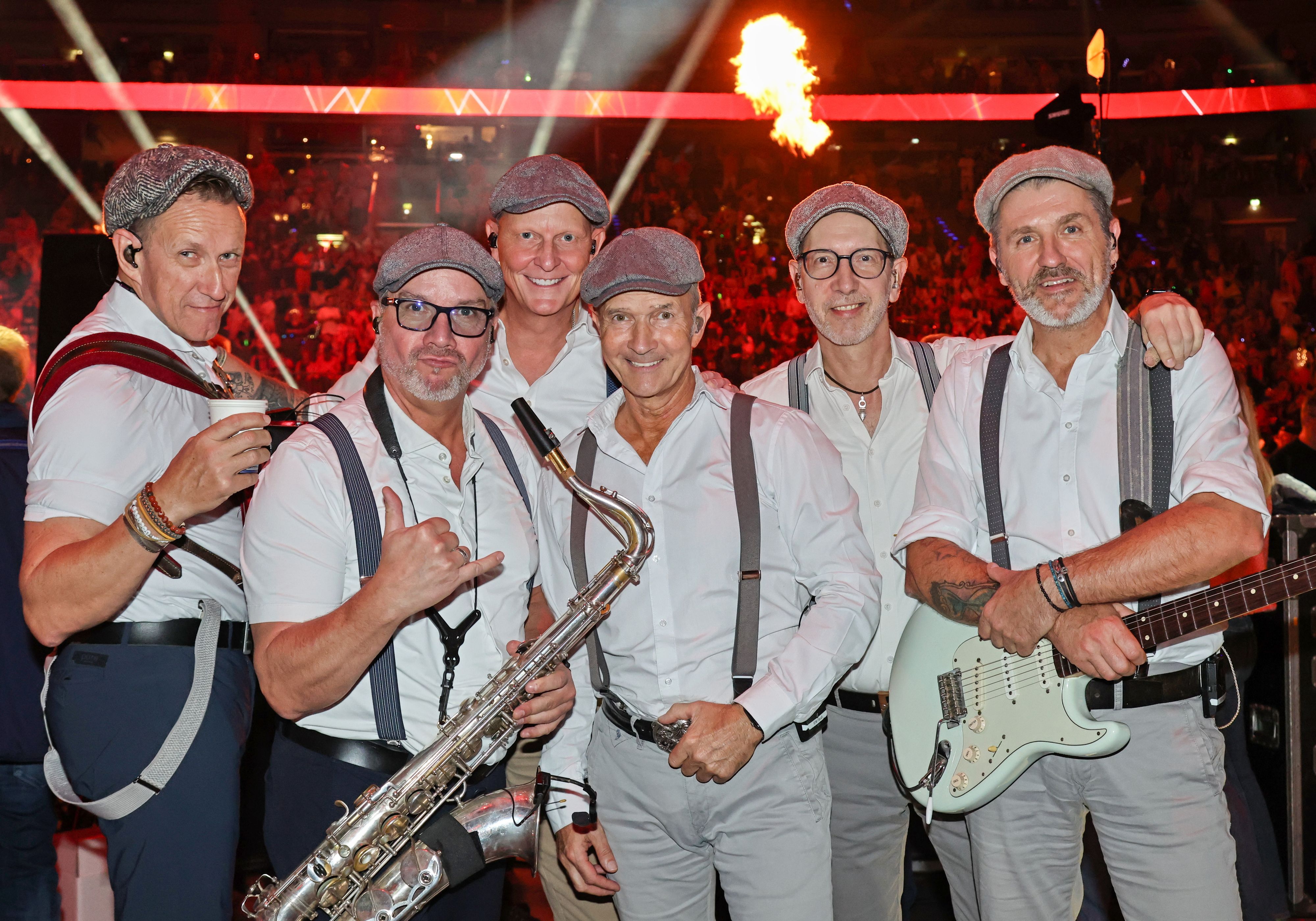Bandfoto der Klüngelköpp in der Lanxess-Arena.
