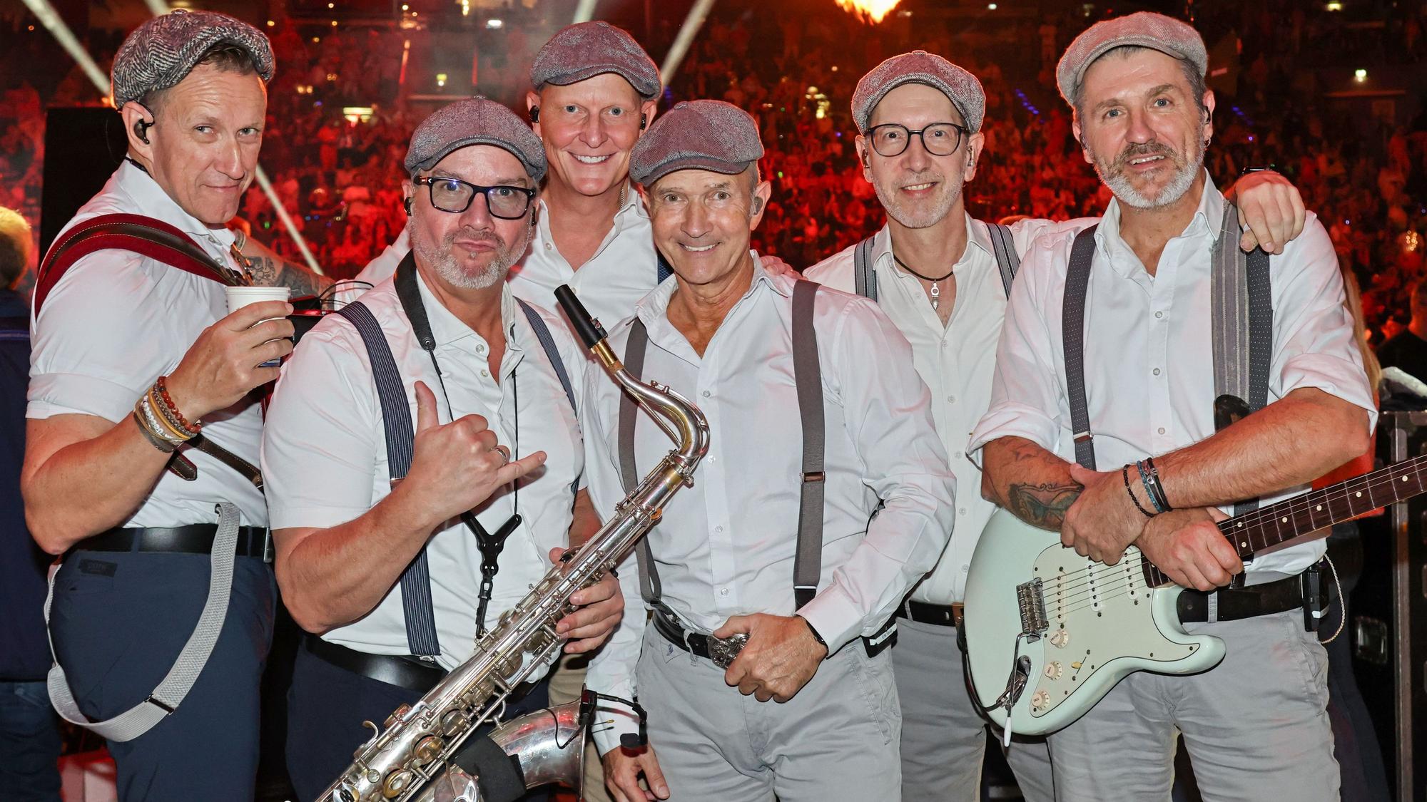 Bandfoto der Klüngelköpp in der Lanxess-Arena.