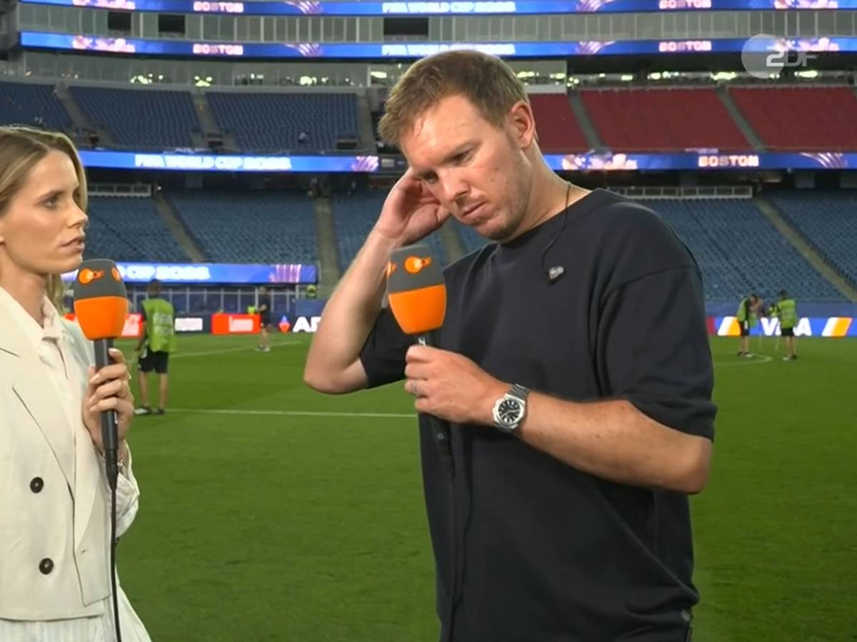 TV-Interview im ZDF mit Julian Nagelsmann.