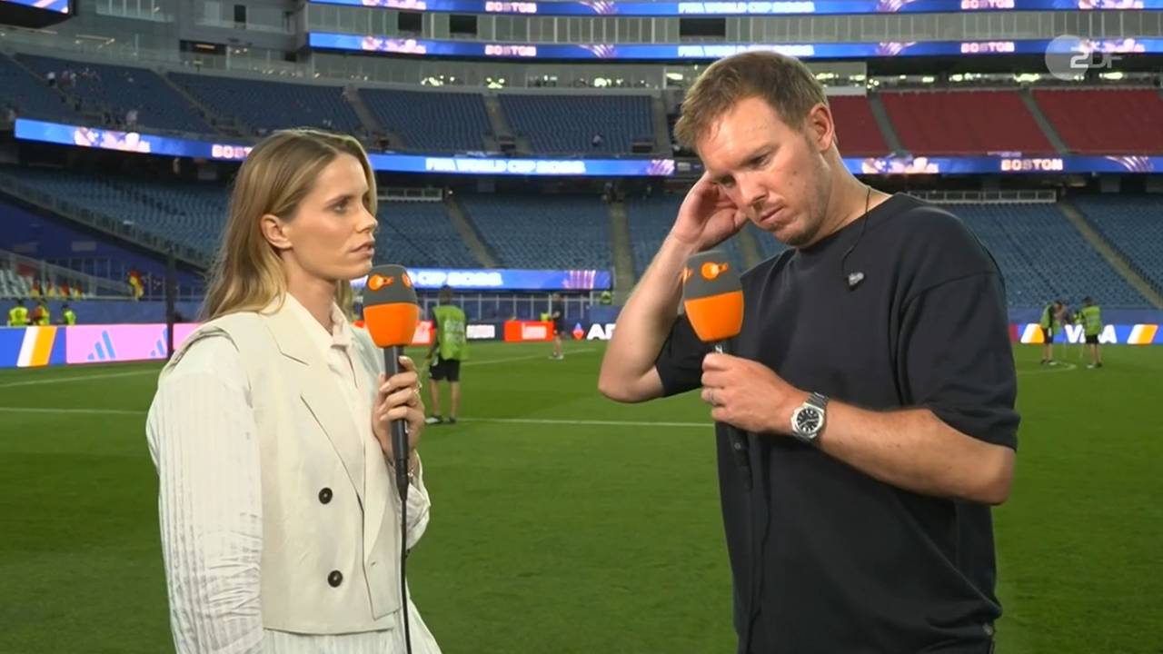 TV-Interview im ZDF mit Julian Nagelsmann.
