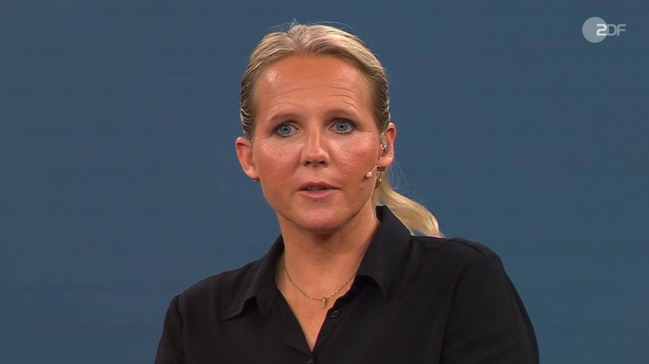Fritzy Kromp als Expertin im ZDF.