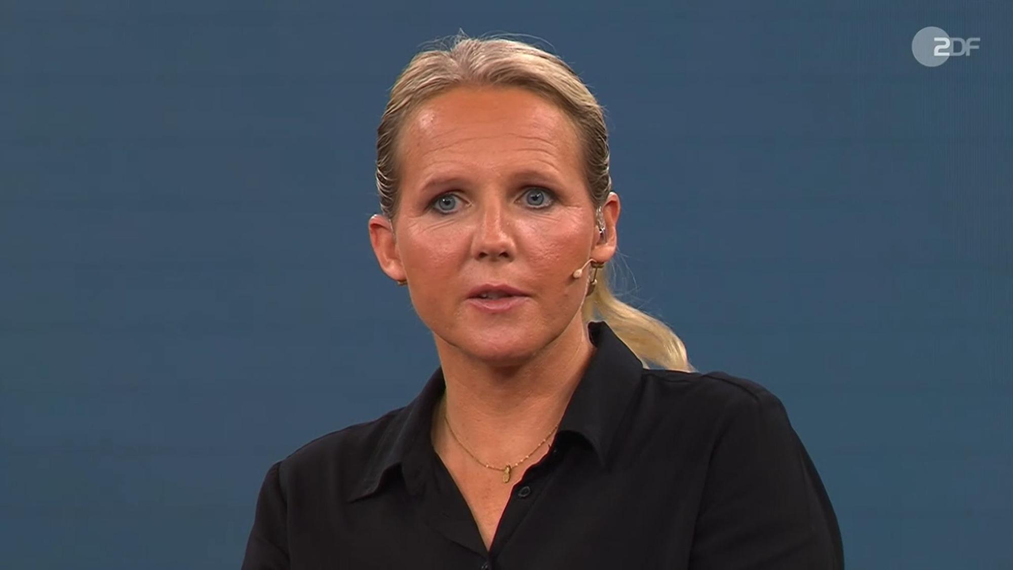 Fritzy Kromp als Expertin im ZDF.