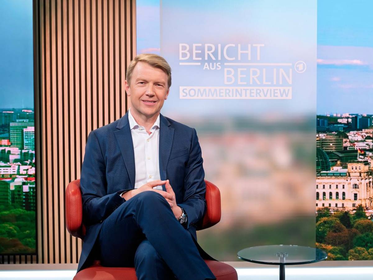 Markus Preiß, der Leiter des ARD-Hauptstadtstudios, emmpfängt zu den Sommerinterviews unter anderem Bundeskanzler Friedrich Merz. Zum Start ist am Sonntag, 5. Juli, 18.00 Uhr, Bundesfinanzminister Lars Klingbeil (SPD) zu Gast. (Bild: WDR/ARD-Hauptstadtstudio/Thomas Ernst)