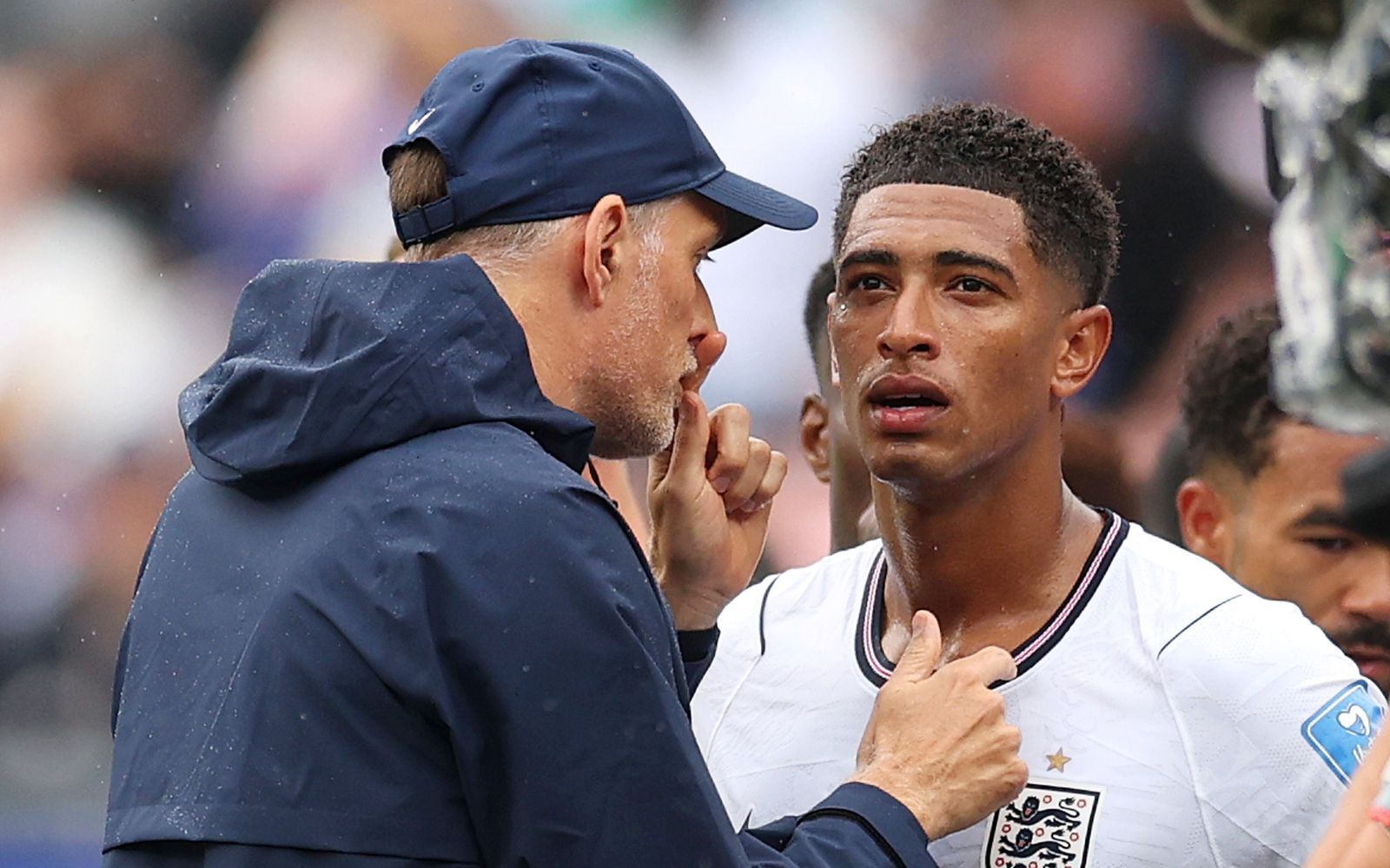 England-Star Jude Bellingham und sein deutscher Trainer Thomas Tuchel träumen vom WM-Titel. (Bild: 2026 Getty Images/Richard Pelham)