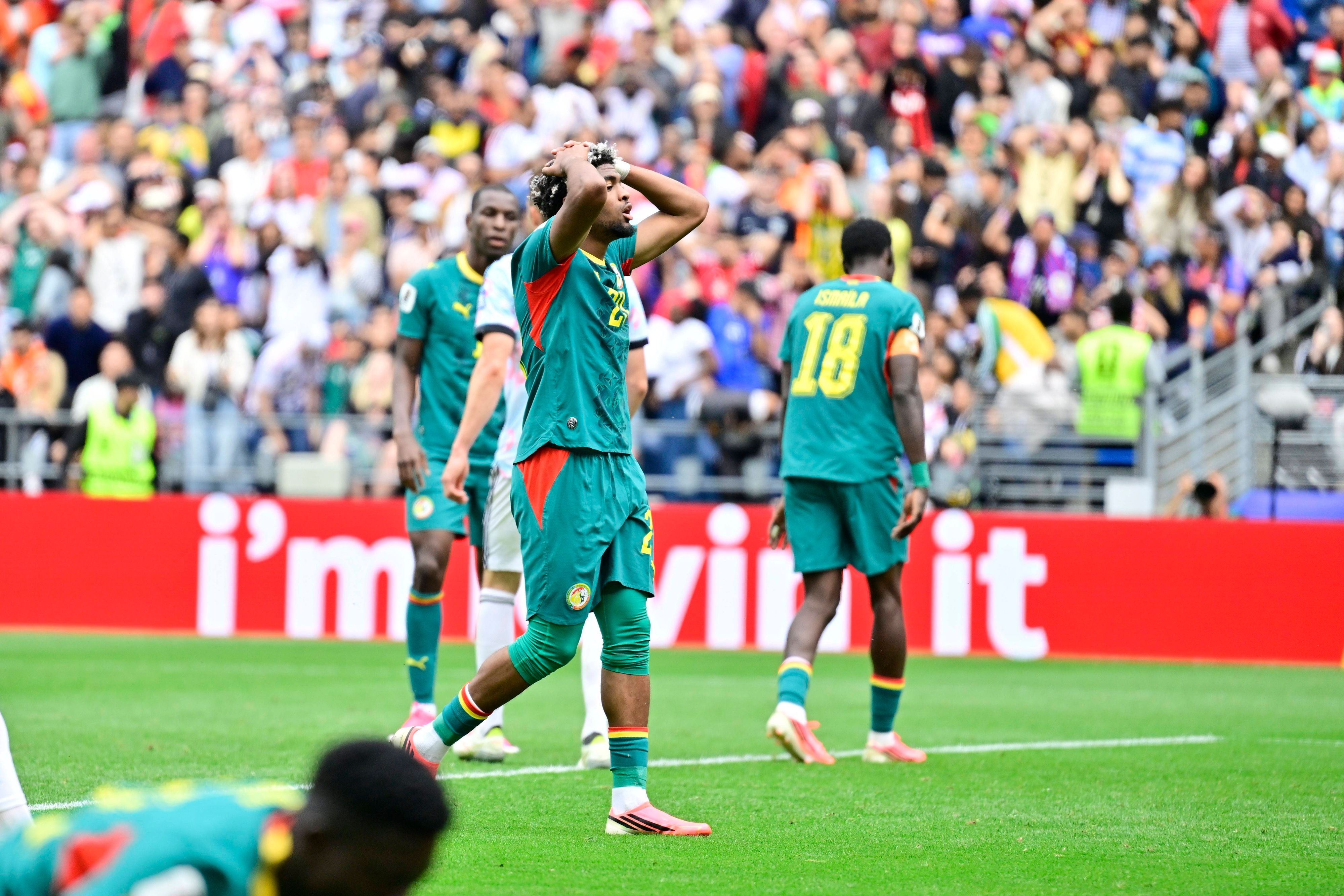 Frust bei den Spielern des Senegal.