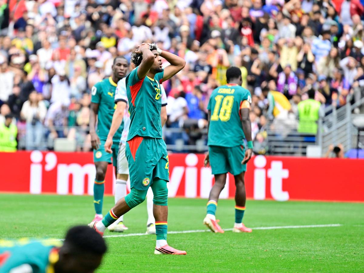 Frust bei den Spielern des Senegal.