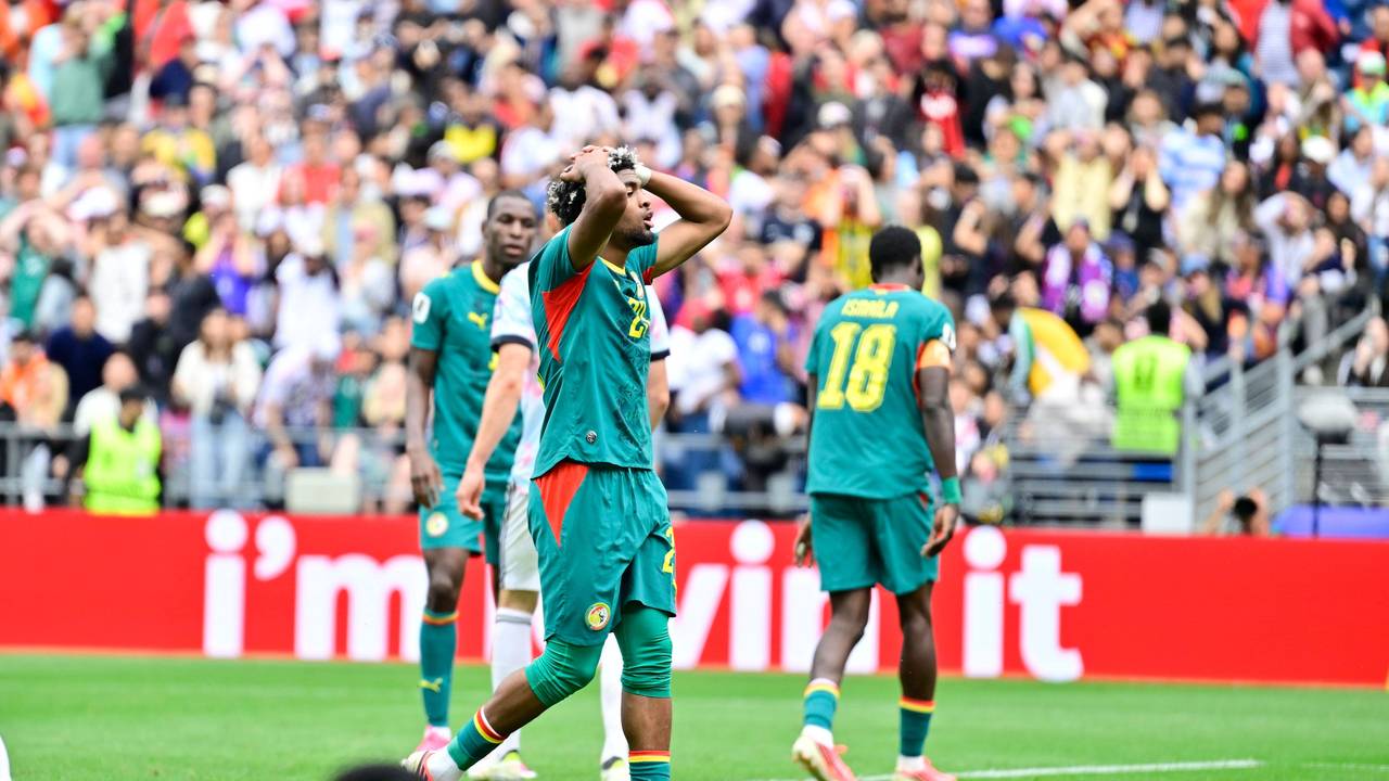 Frust bei den Spielern des Senegal.