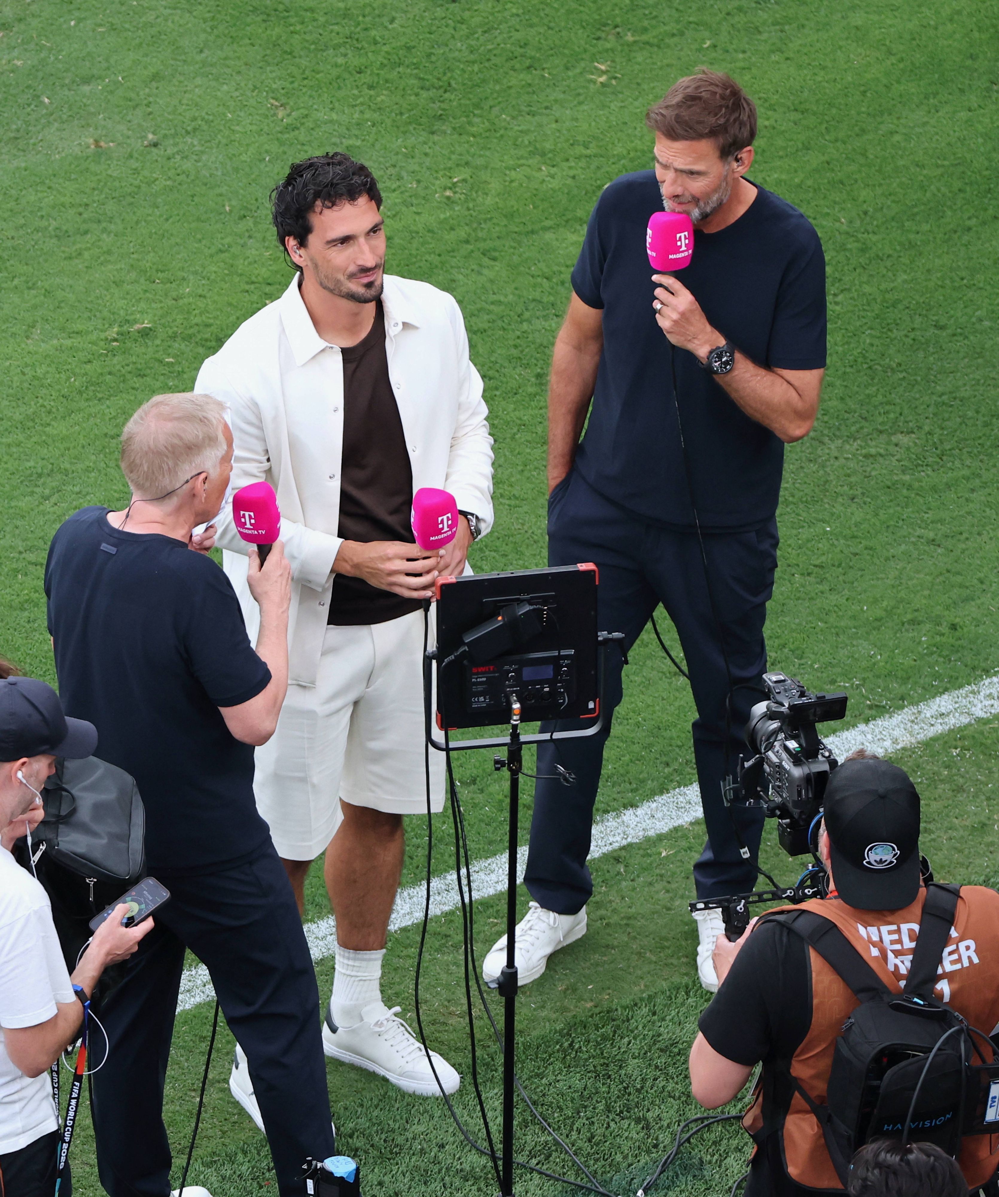 TV-Analyse bei der WM 2026 mit Mats Hummels und Jürgen Klopp.
