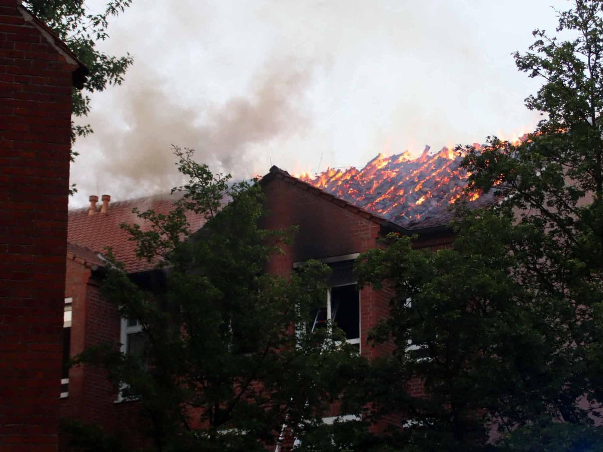 In einem Krankenhaus in Ludwigslust ist ein Feuer ausgebrochen.
