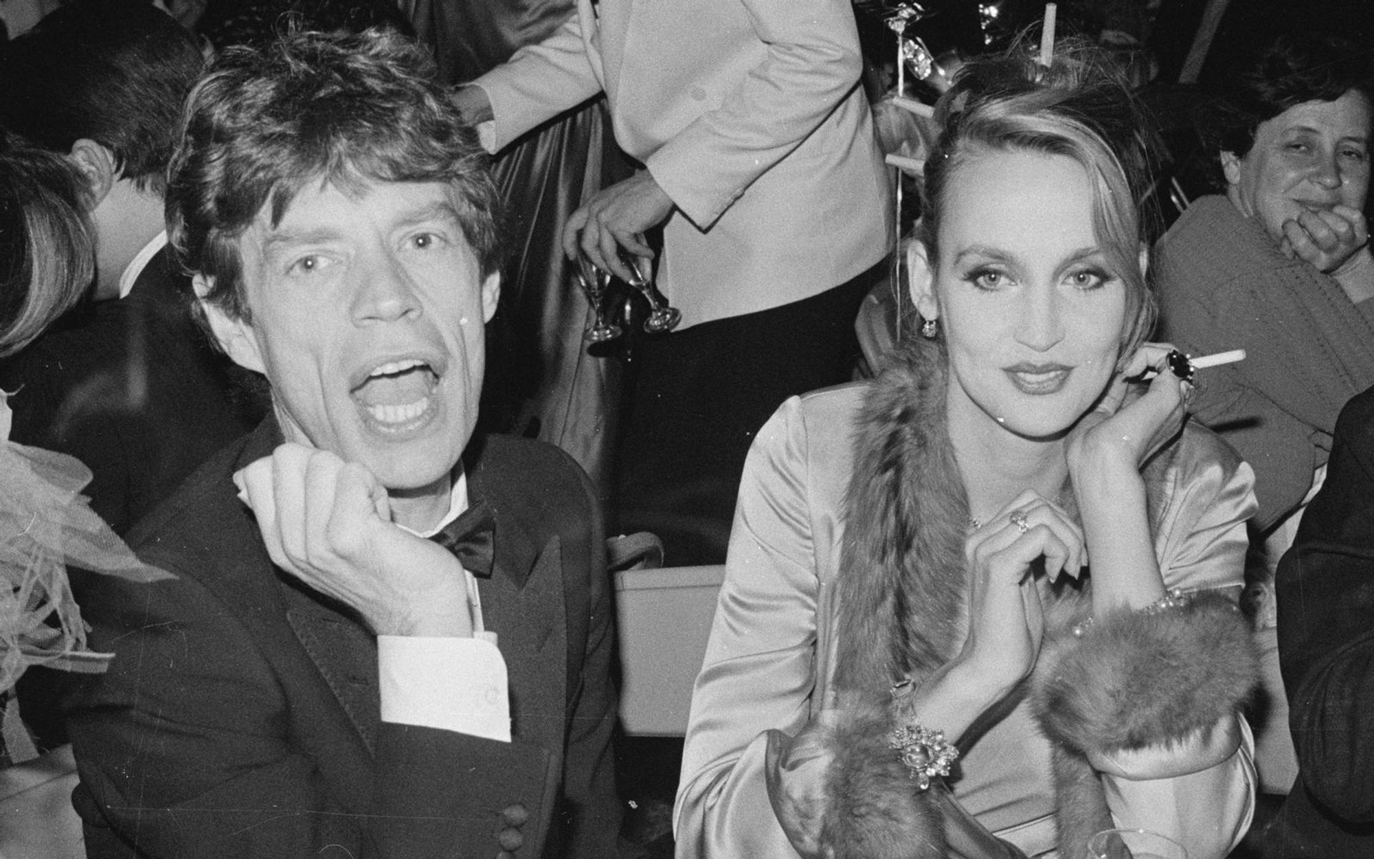 In den 80er-Jahren ein Jet-Set-Paar, heute gut befreundet: Mick Jagger und Jerry Hall verstehen sich inzwischen wieder gut. (Bild: D. Jones/Daily Express/Hulton Archive/Getty Images)