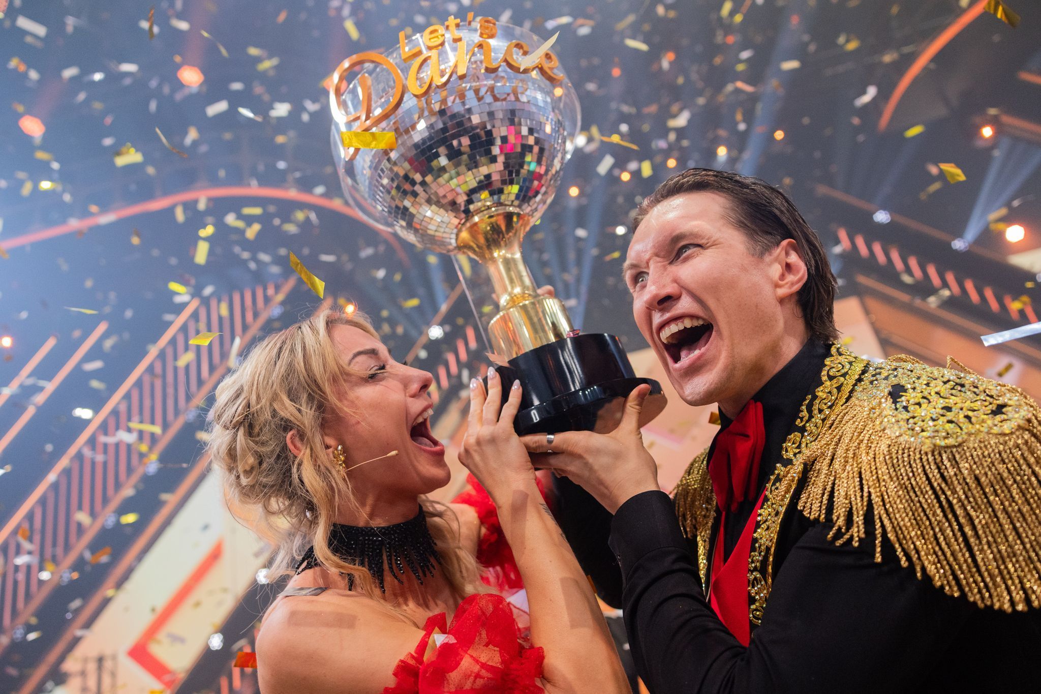Anna-Carina Woitschack und Tanzpartner Evgeny Vinokurov. (Archivbild)