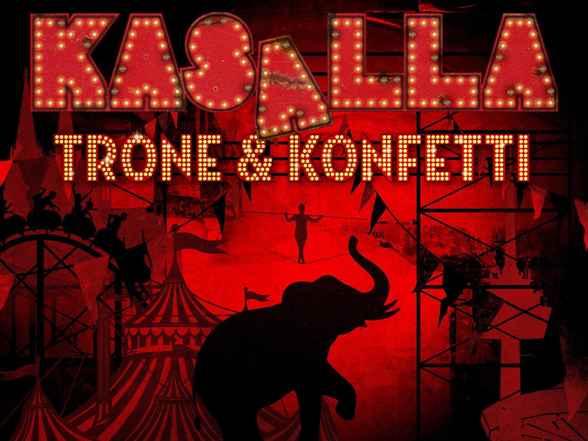Das Cover der Kasalla-CD „Trone & Konfetti“.