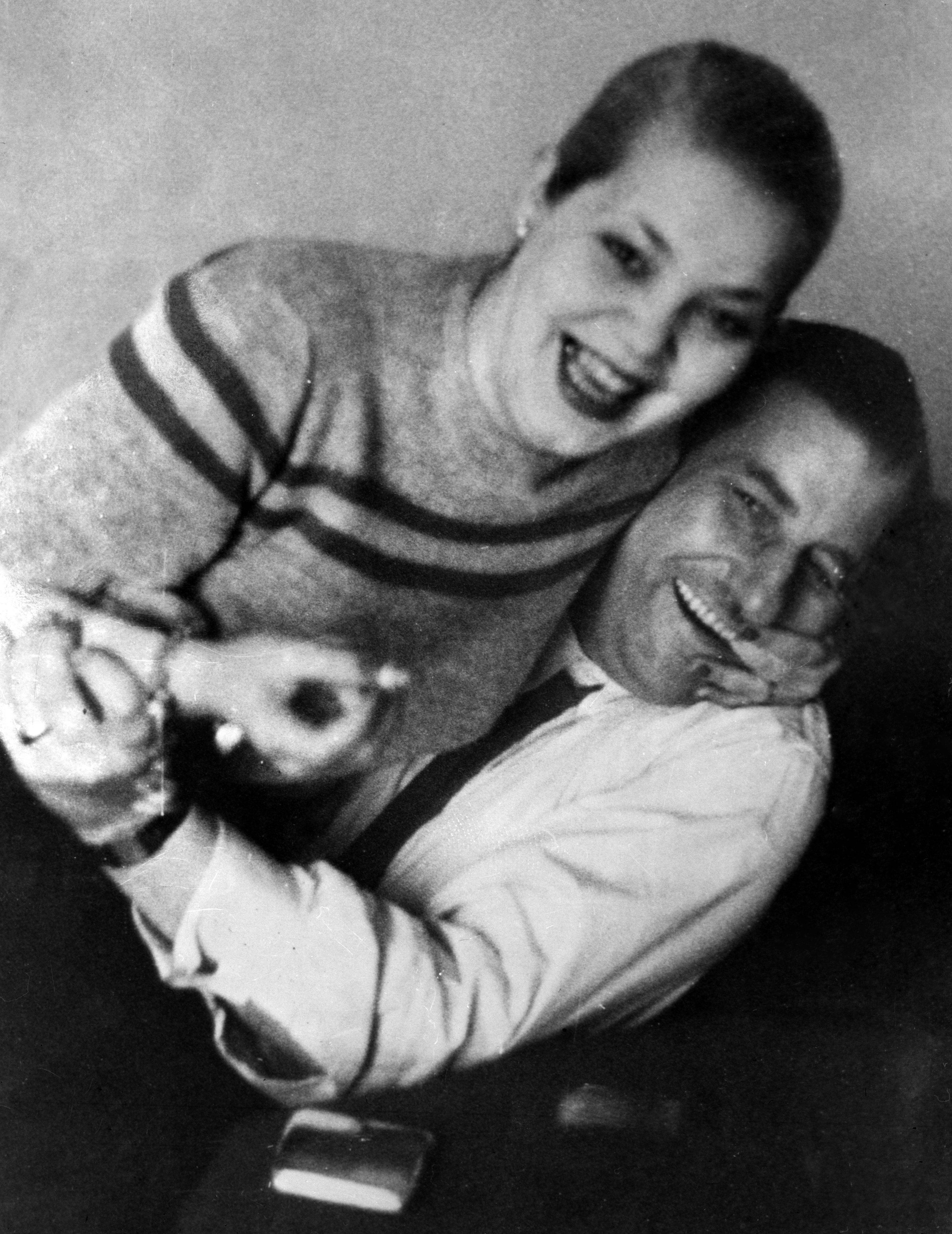 Ronald Chesney und seine deutsche Geliebte Sonia Winnikes, die in Düren wohnte.