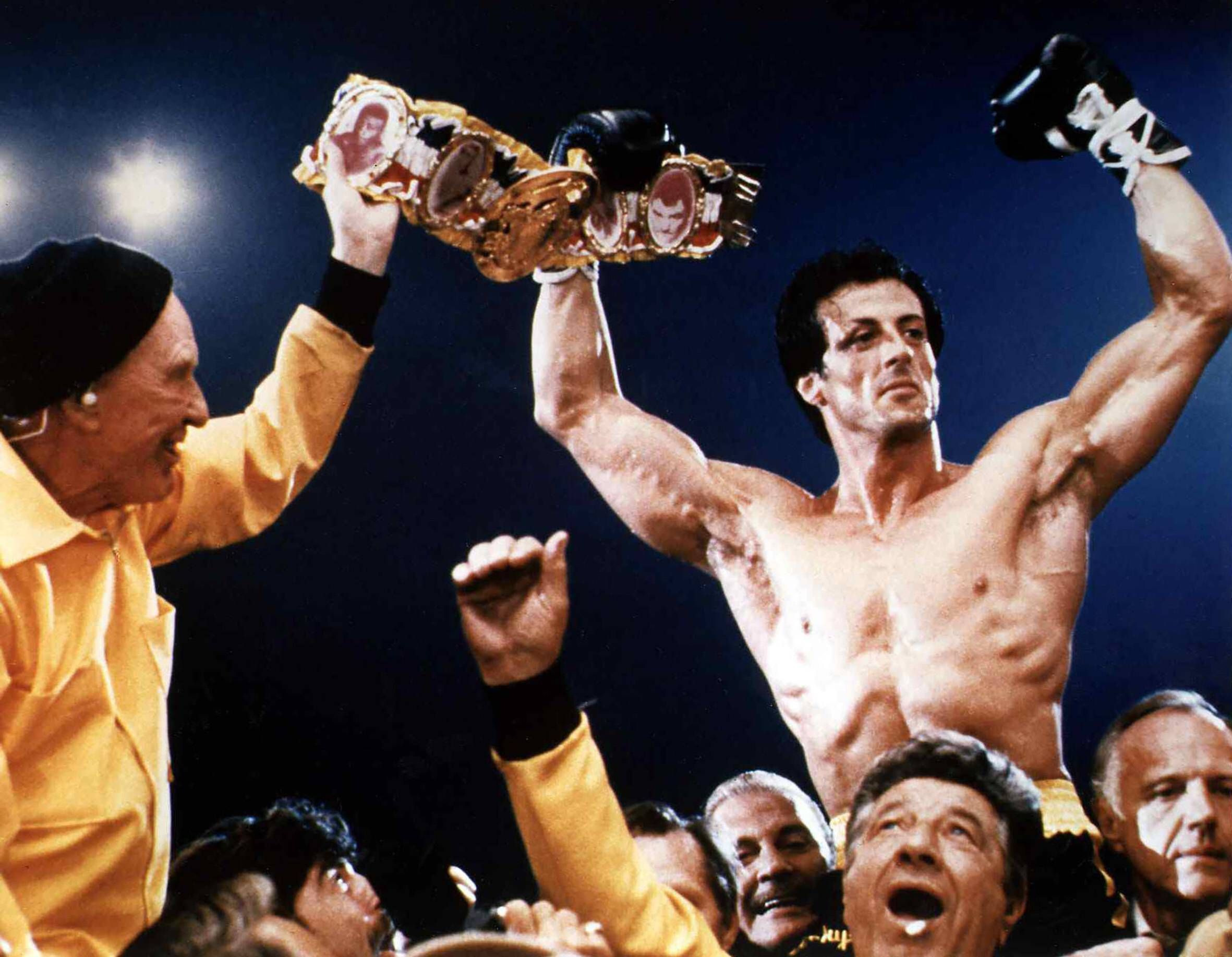 Sylvester Stallone 1982 in Rocky III