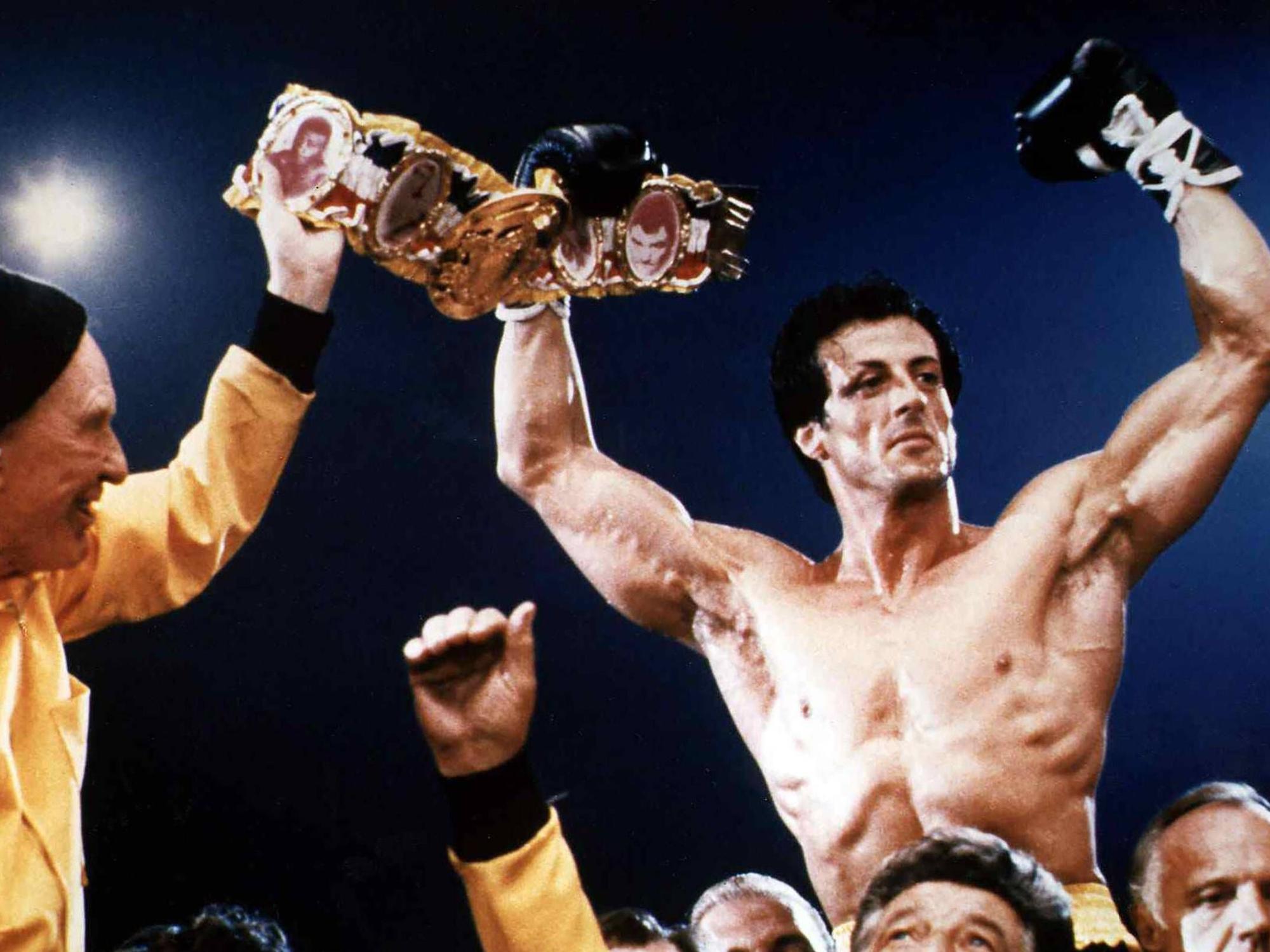 Sylvester Stallone 1982 in Rocky III