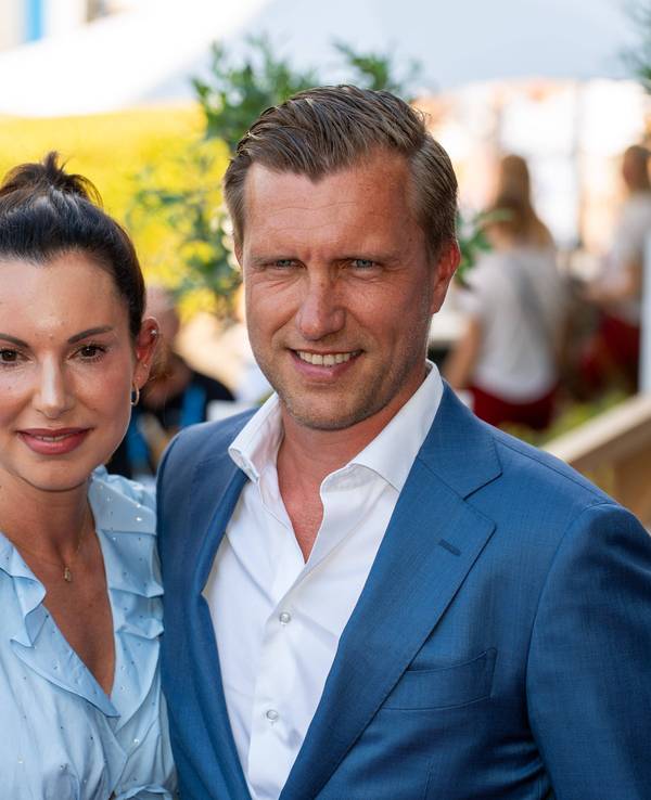 Markus Krösche und Ehefrau Vikwotira bei der Aachen Media Night im Rahmen des CHIO Aachen 2025.