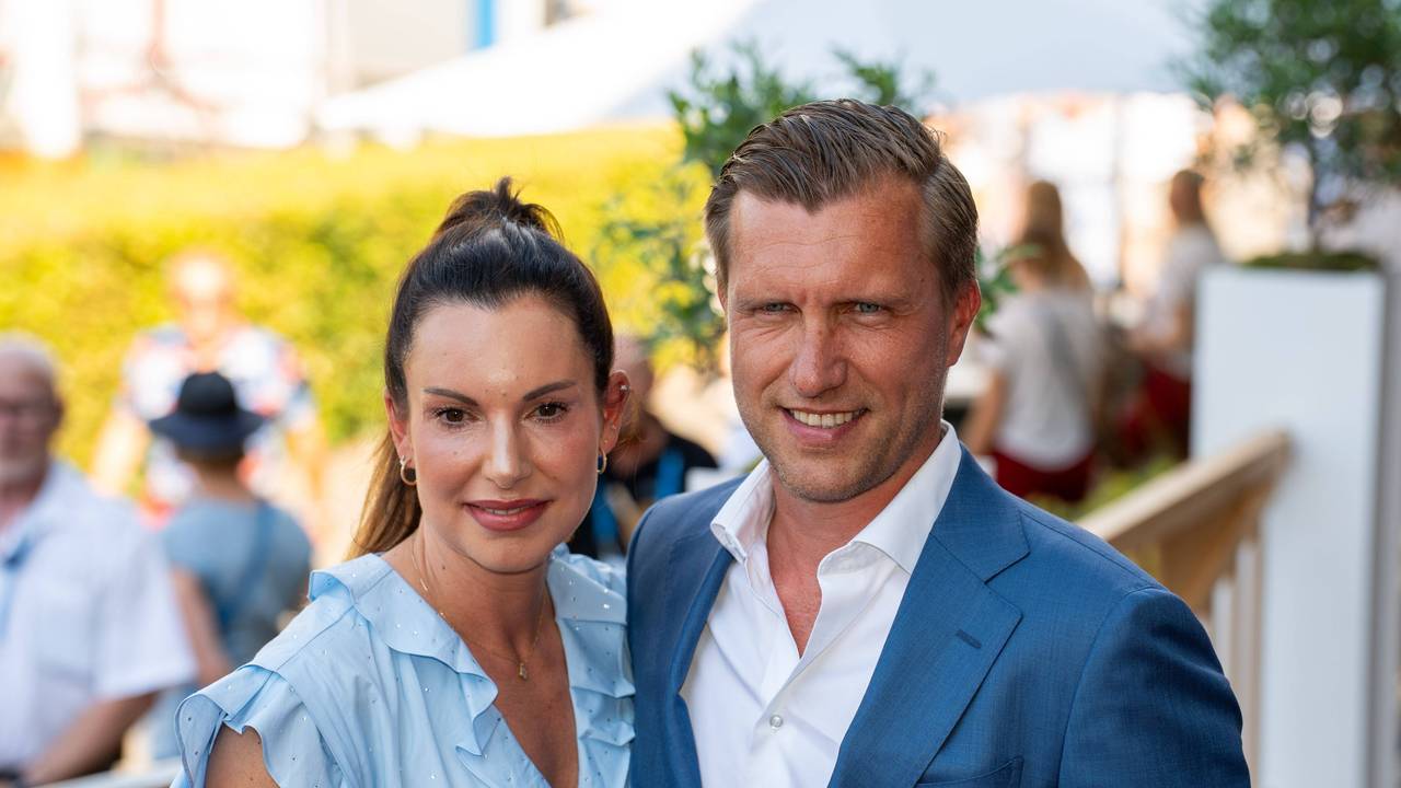 Markus Krösche und Ehefrau Vikwotira bei der Aachen Media Night im Rahmen des CHIO Aachen 2025.