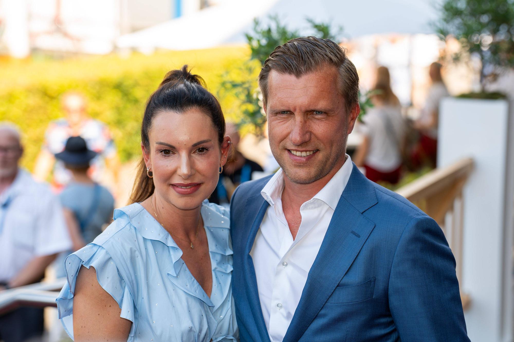 Markus Krösche und Ehefrau Vikwotira bei der Aachen Media Night im Rahmen des CHIO Aachen 2025.