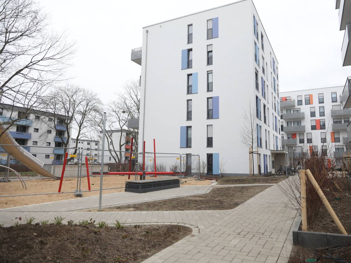 Eine GAG-Siedlung in Köln. An allen Standorten gilt ein Pool- und Planschbecken-Verbot.